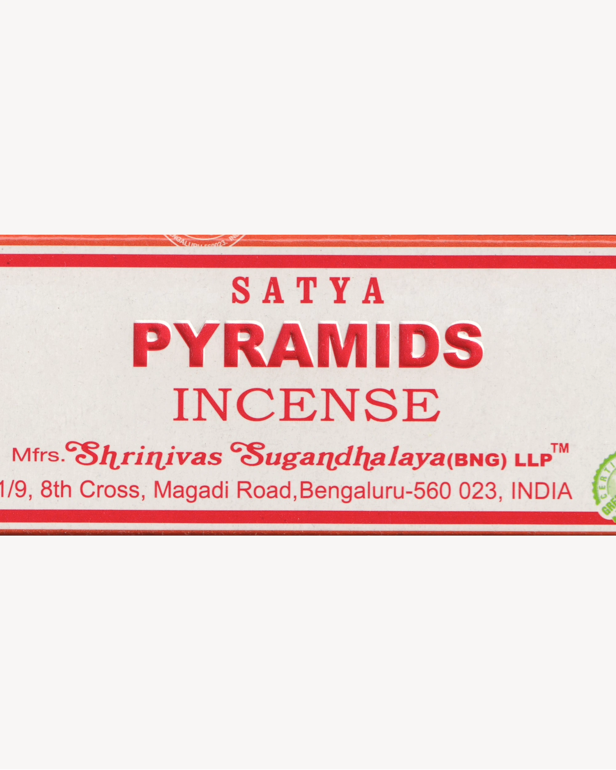 Satya 15g - Pyramids Incense Satya