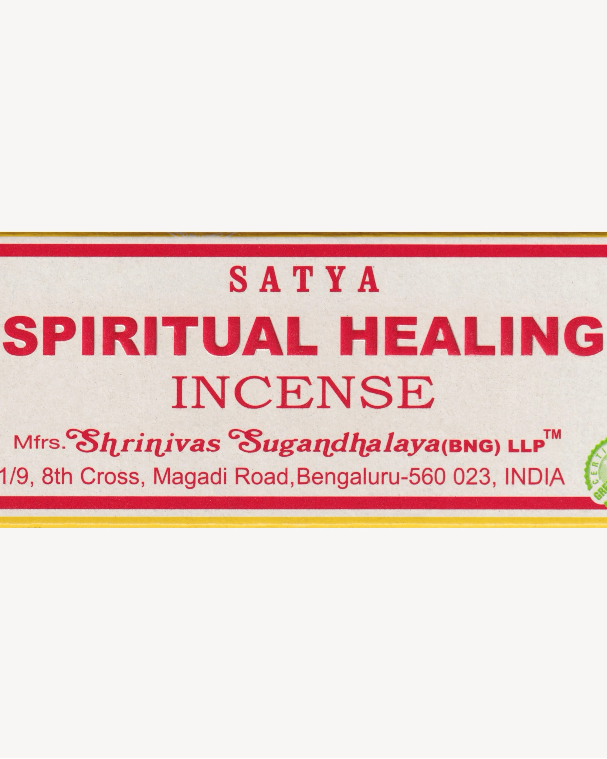 Satya 15g - Spiritual Healing Incense Satya