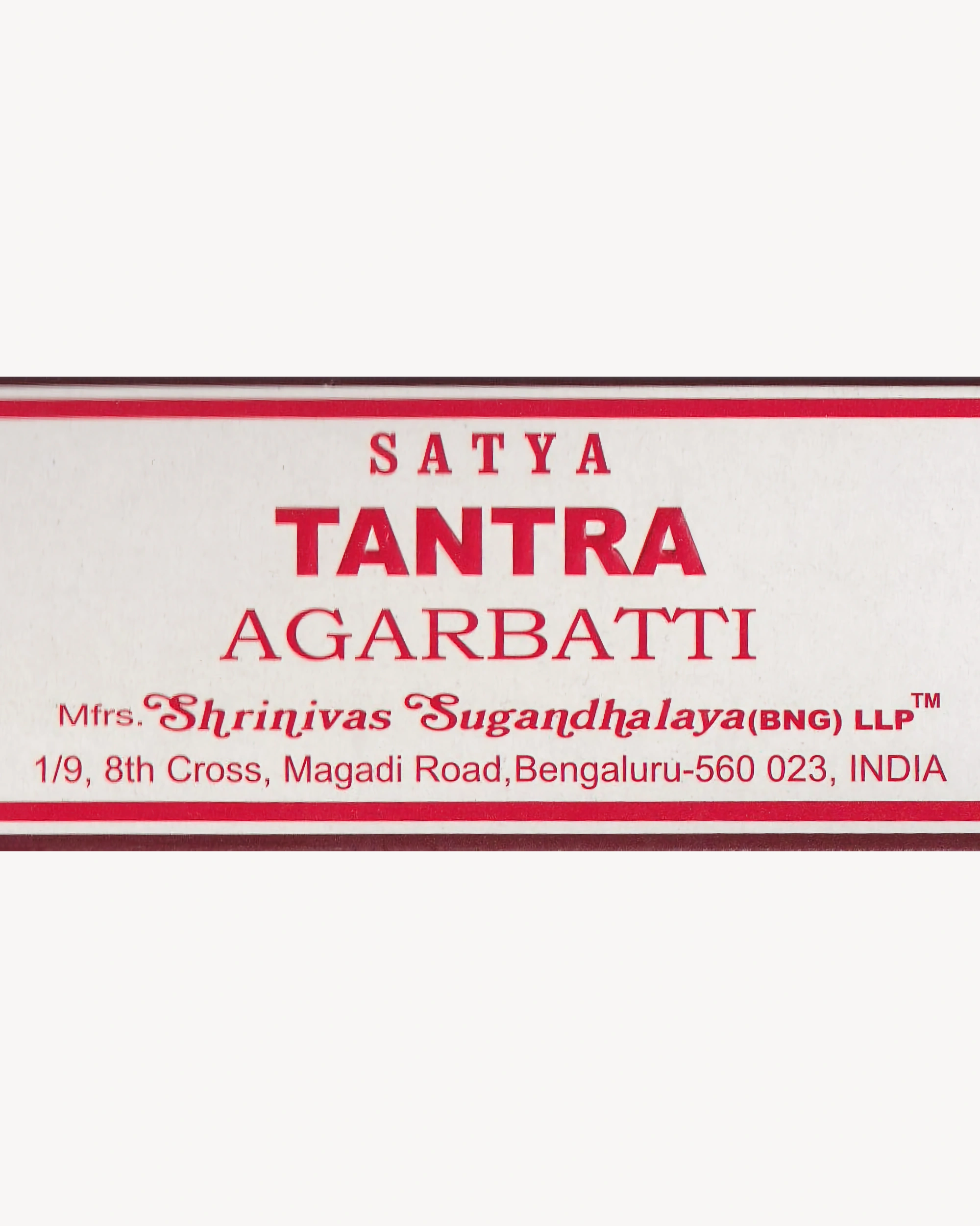 Satya 15g - Tantra Incense Satya