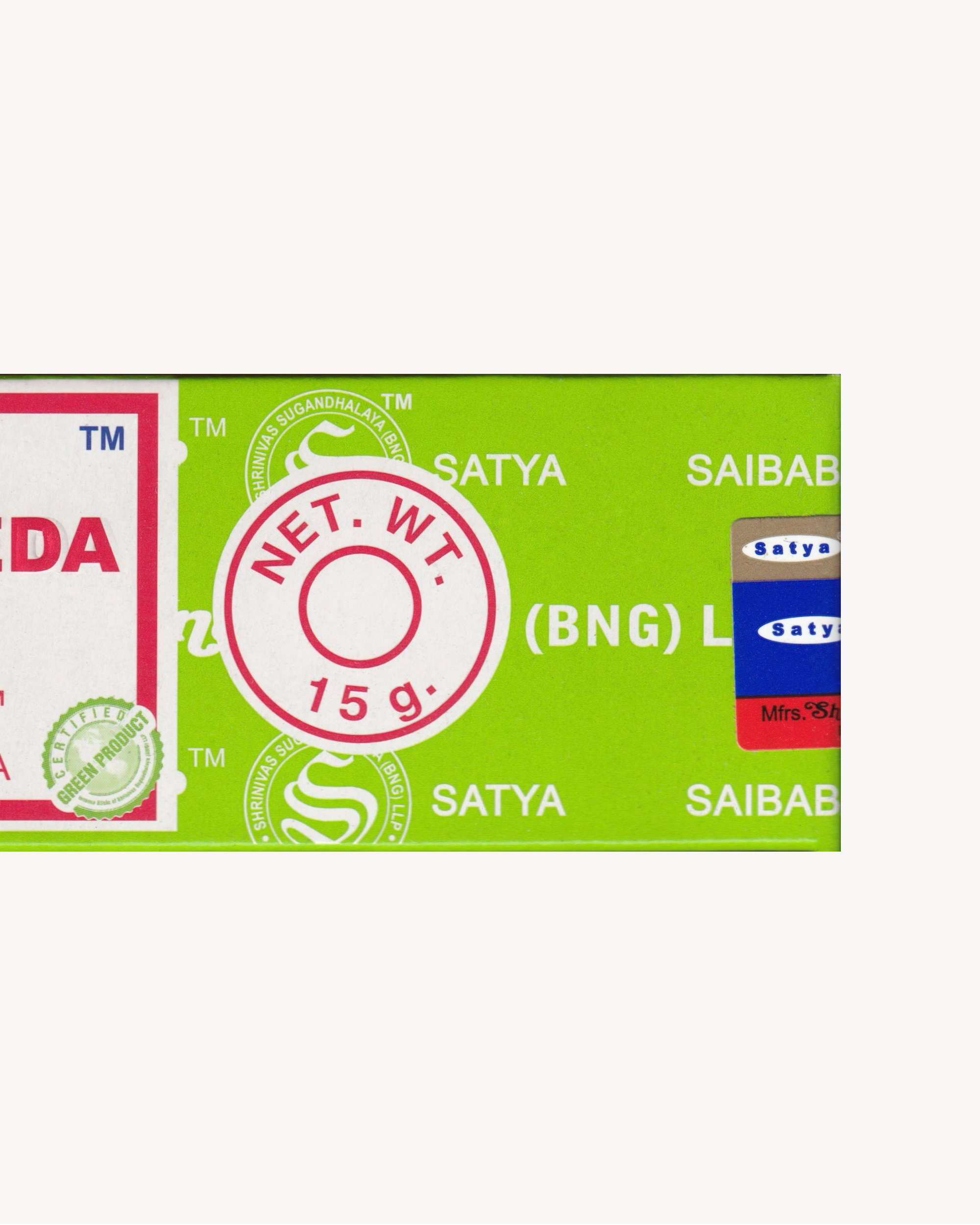 Satya 15g - Traditional Ayurveda Incense Satya