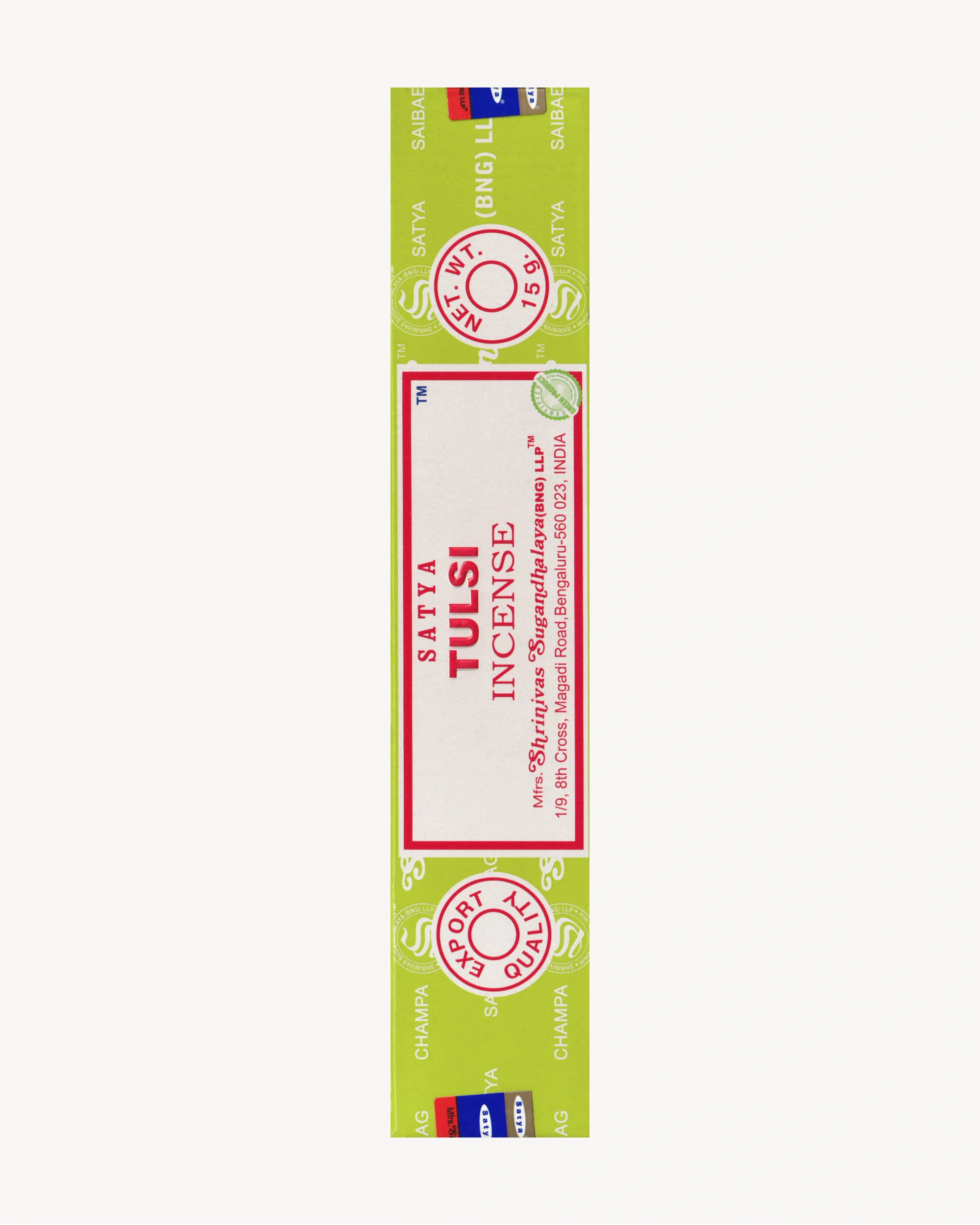 Satya 15g - Tulsi Incense Satya