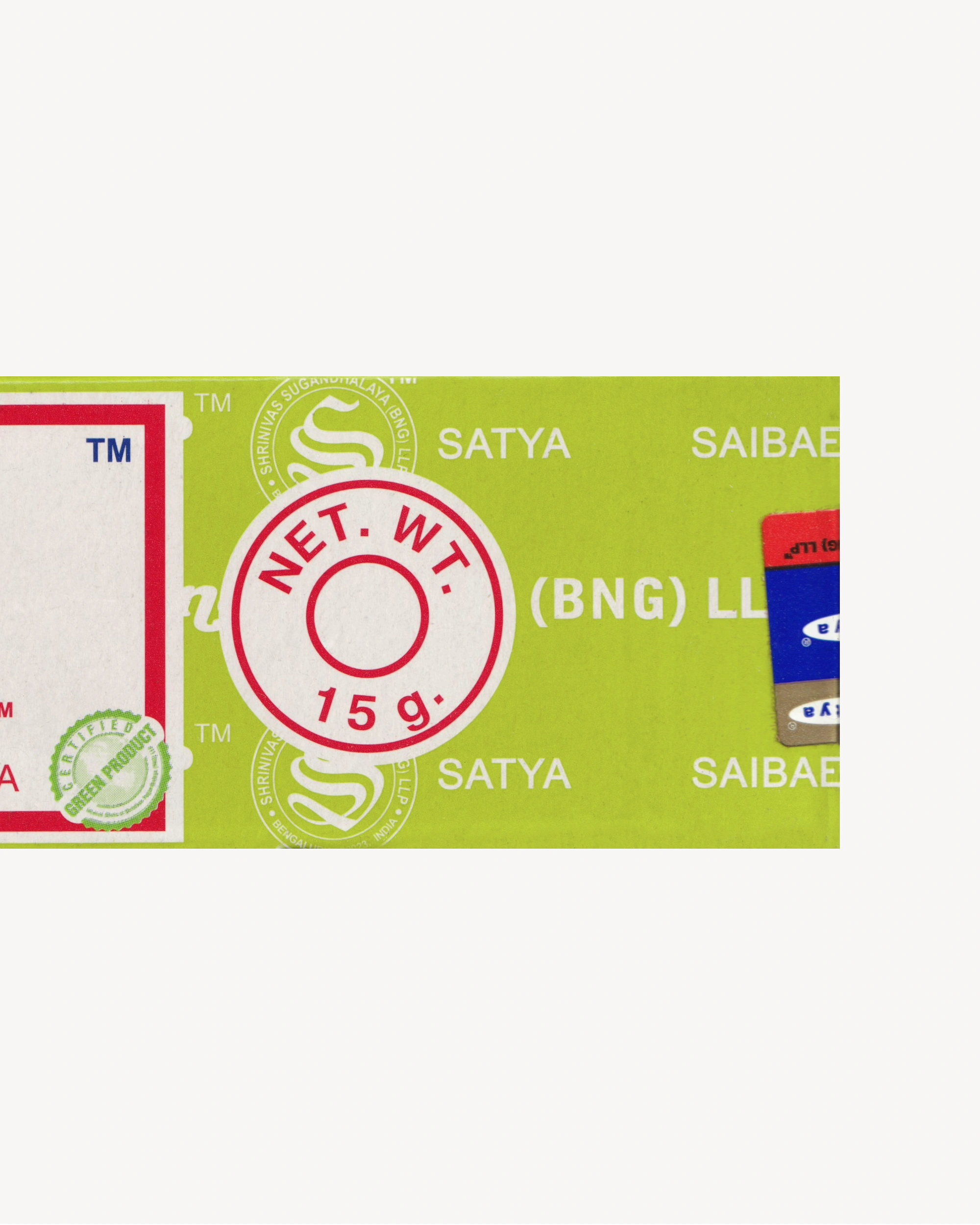 Satya 15g - Tulsi Incense Satya