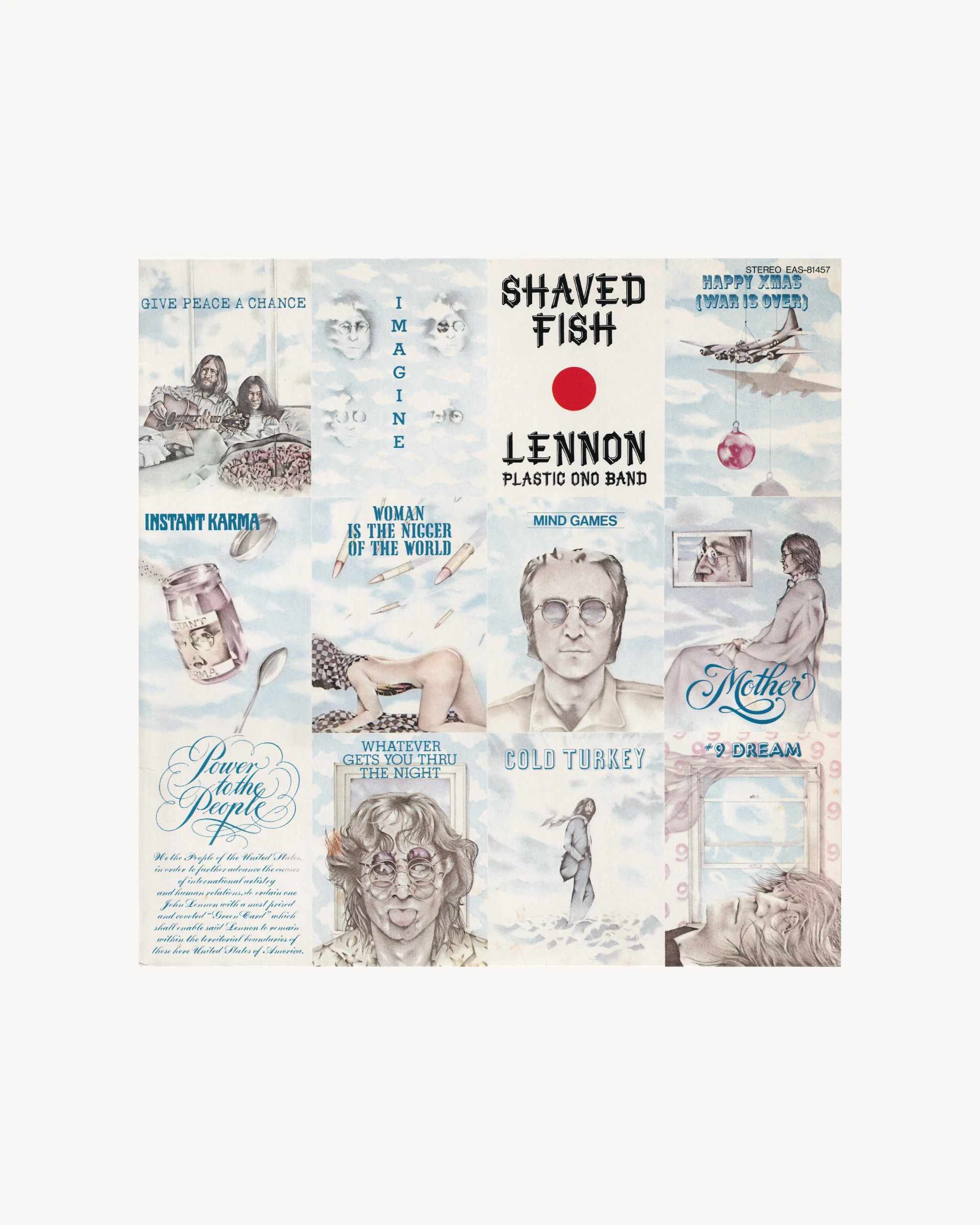 Shaved Fish - John Lennon / Plastic Ono Band 1975 (Jpn)