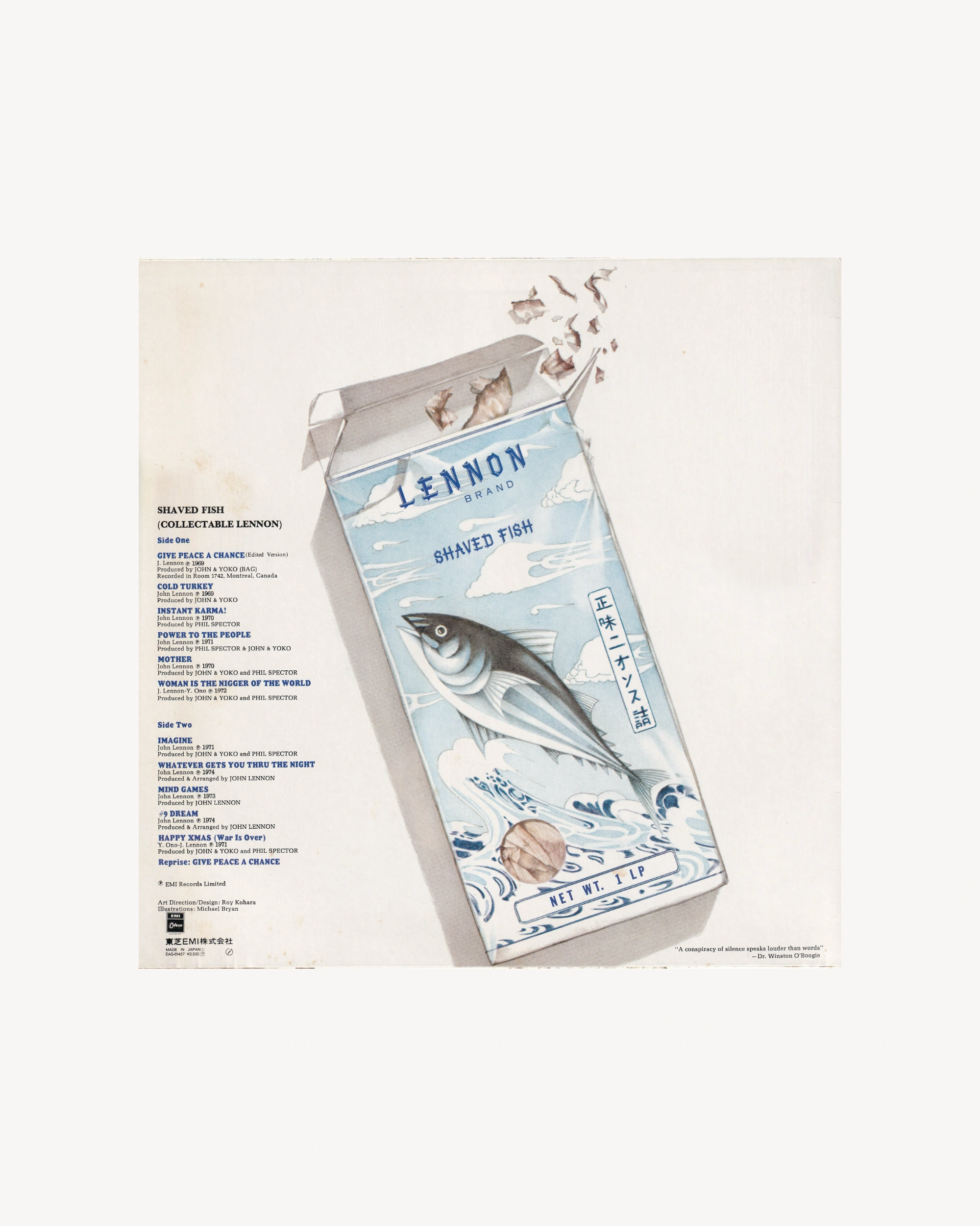 Shaved Fish - John Lennon / Plastic Ono Band 1975 (Jpn)