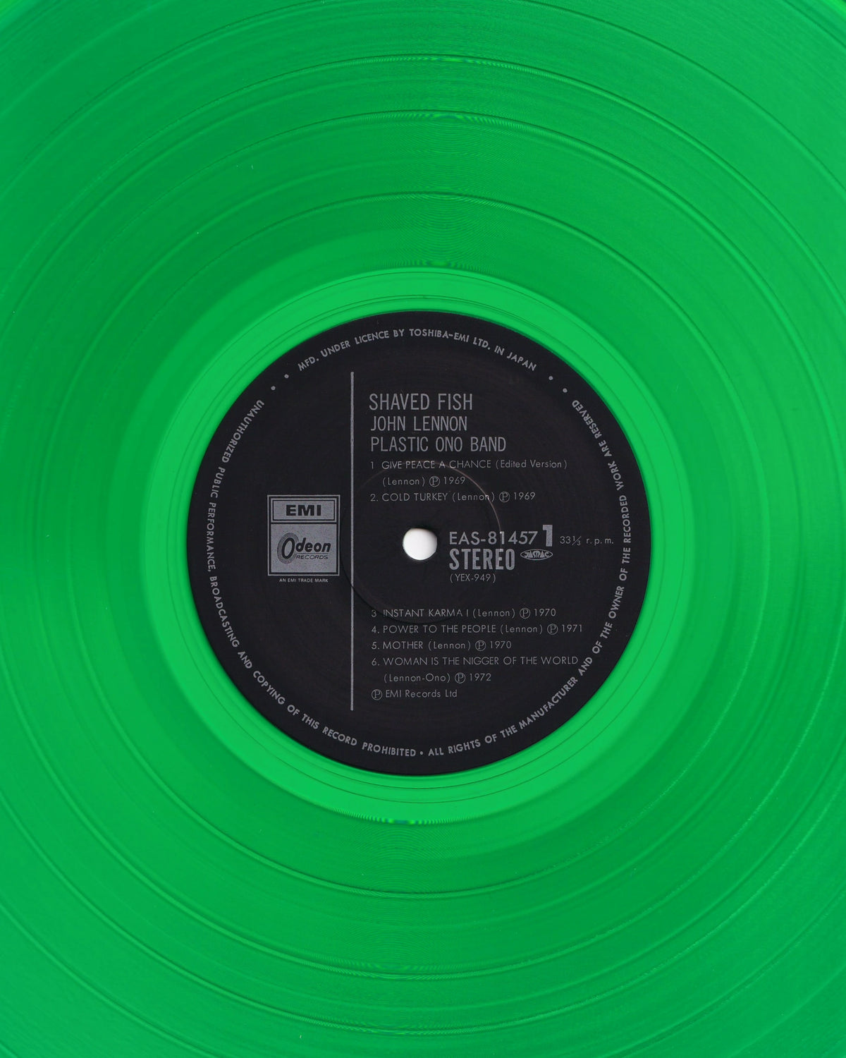 Shaved Fish - John Lennon / Plastic Ono Band 1975 (Jpn)