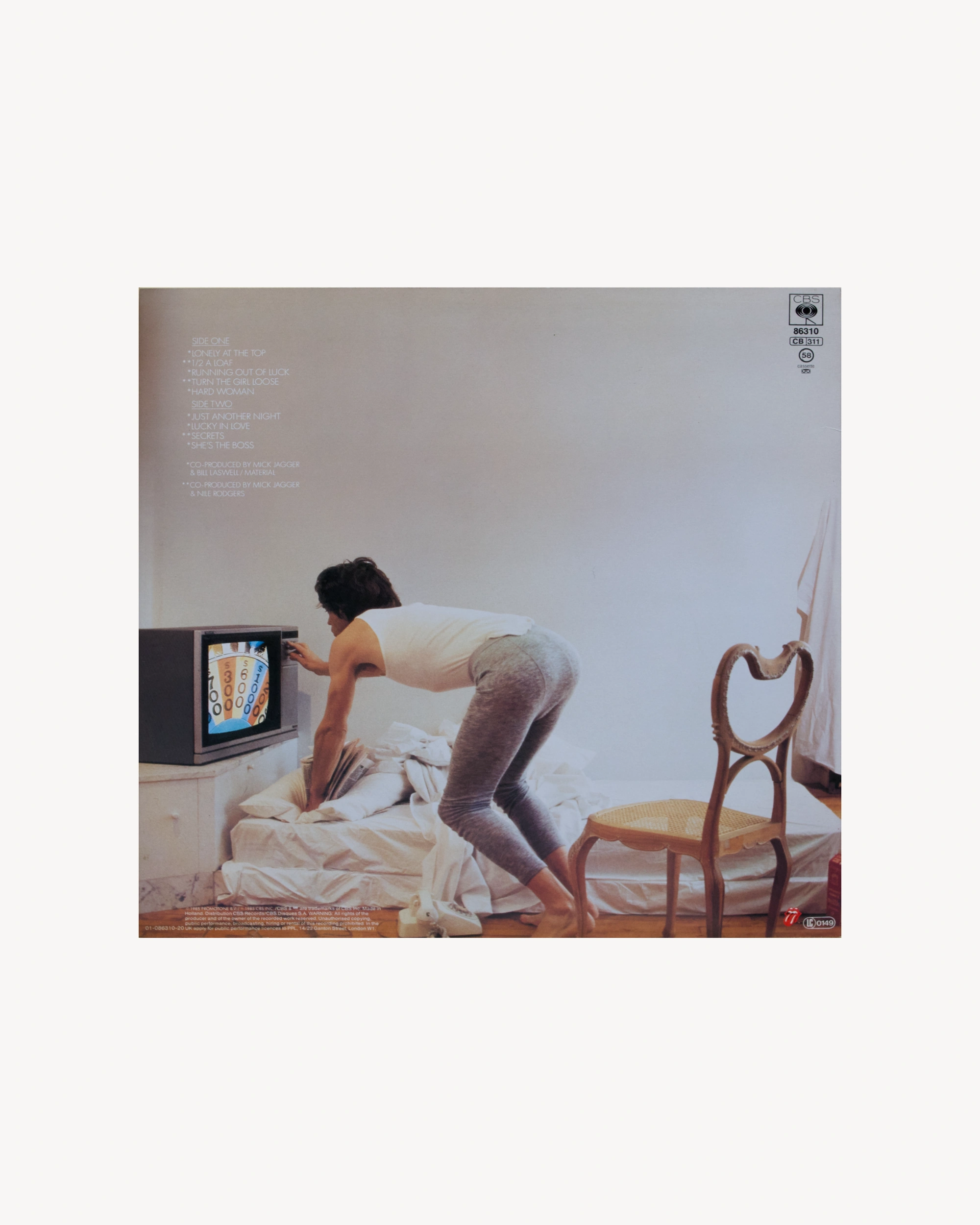 She's the Boss - Mick Jagger 1985 (Holland) LP CBS