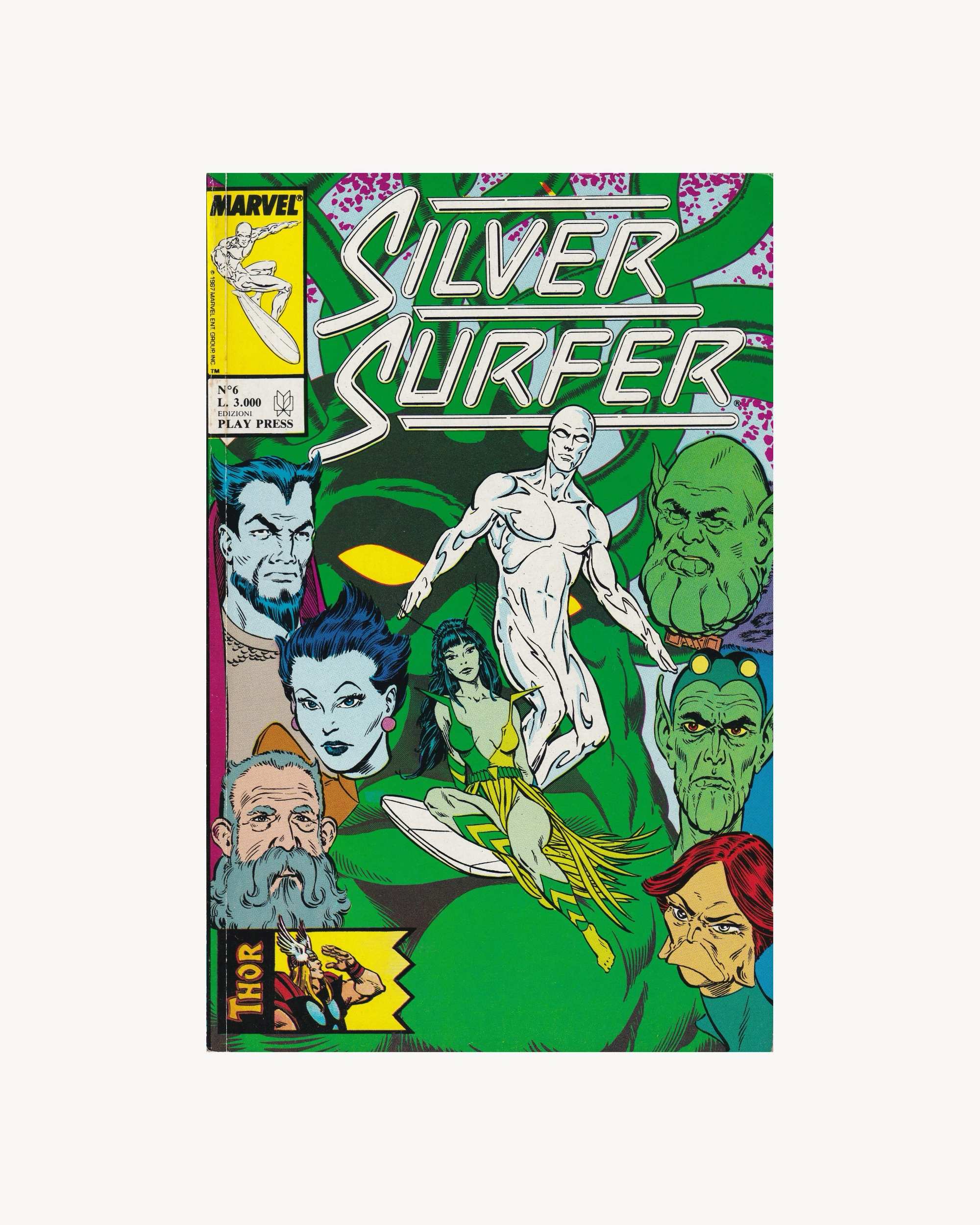 Silver Surfer n.6 1990 Comics Play Press