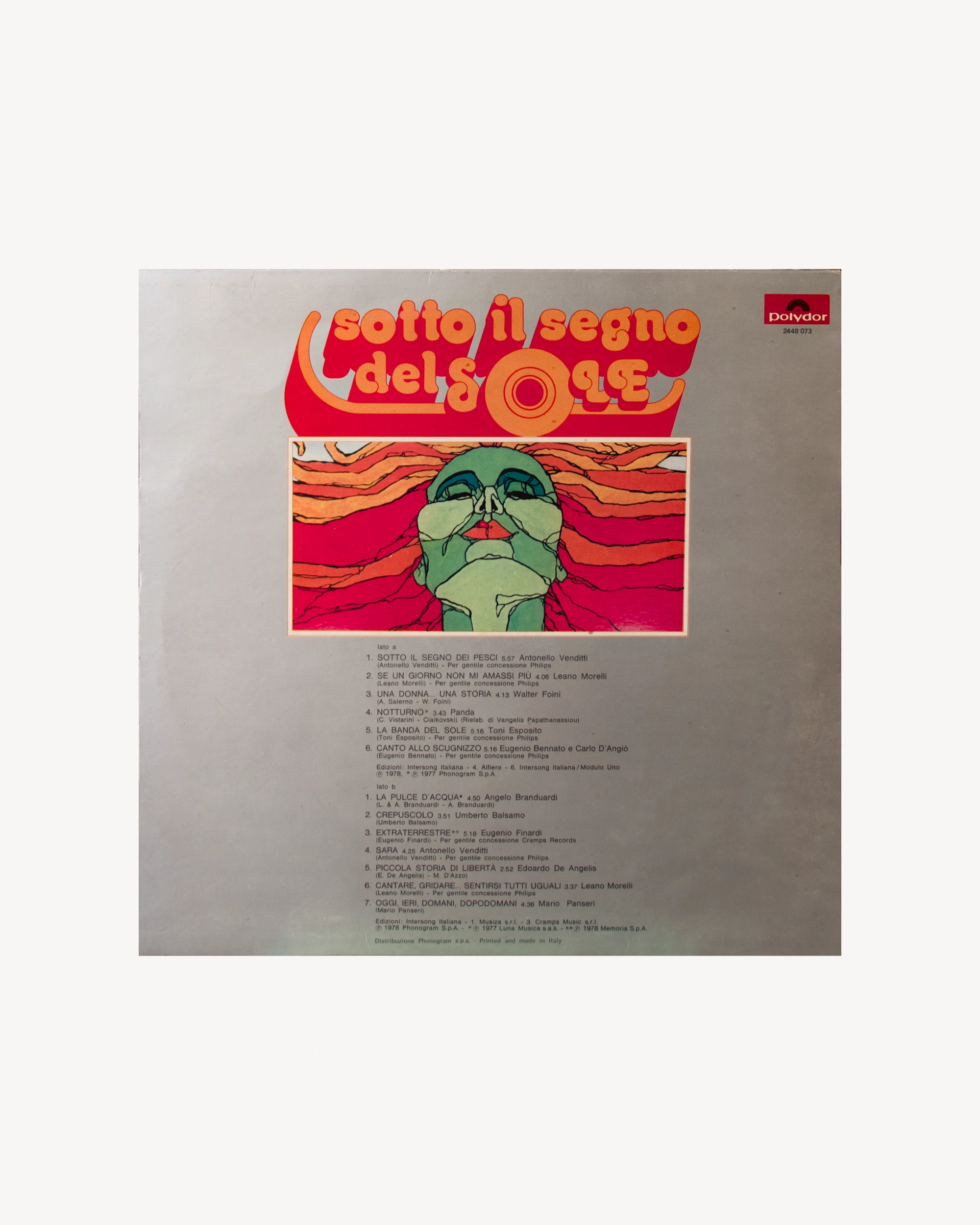 Sotto il segno del Sole 1978 LP Polydor