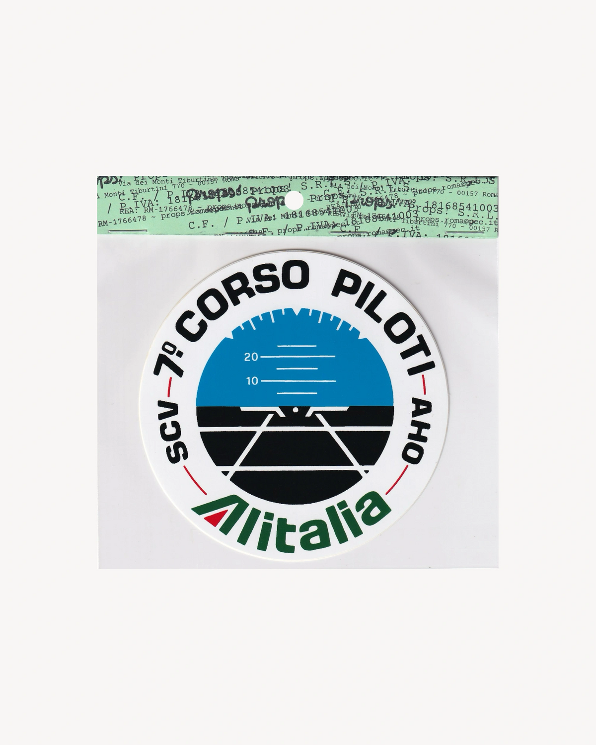 Sticker Alitalia "7° Corso Piloti SCV AHO" Stickers Alitalia