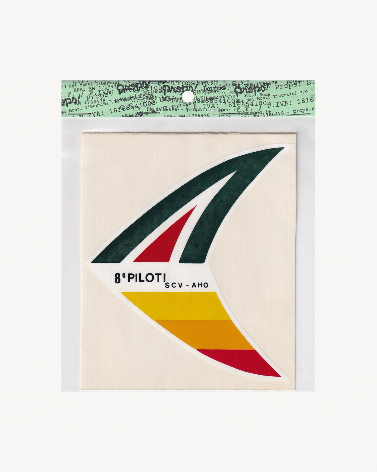 Sticker Alitalia "8° Piloti SCV-AHO" Stickers Alitalia