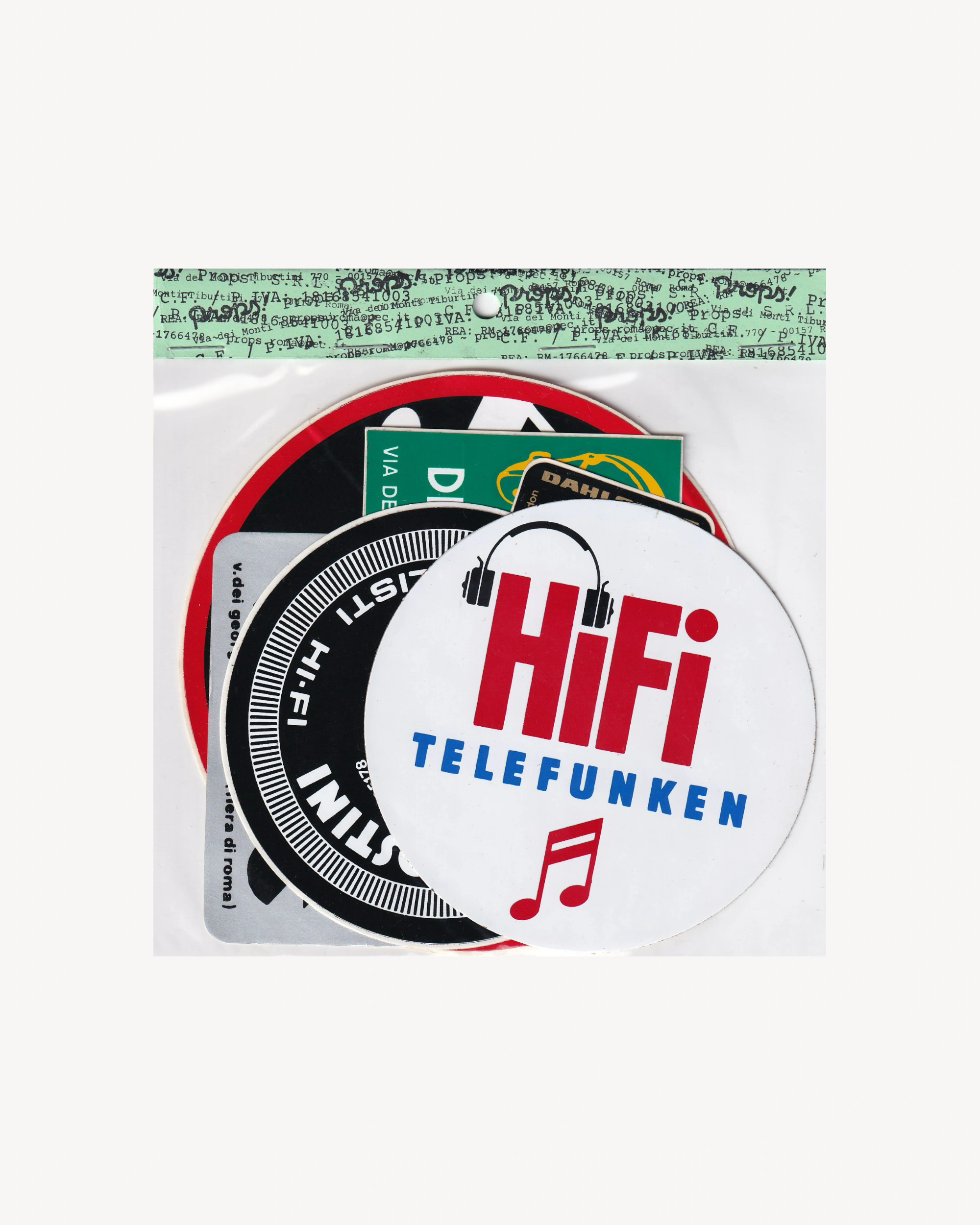 Sticker Set #1 - "Hi-Fi" Stickers Props!