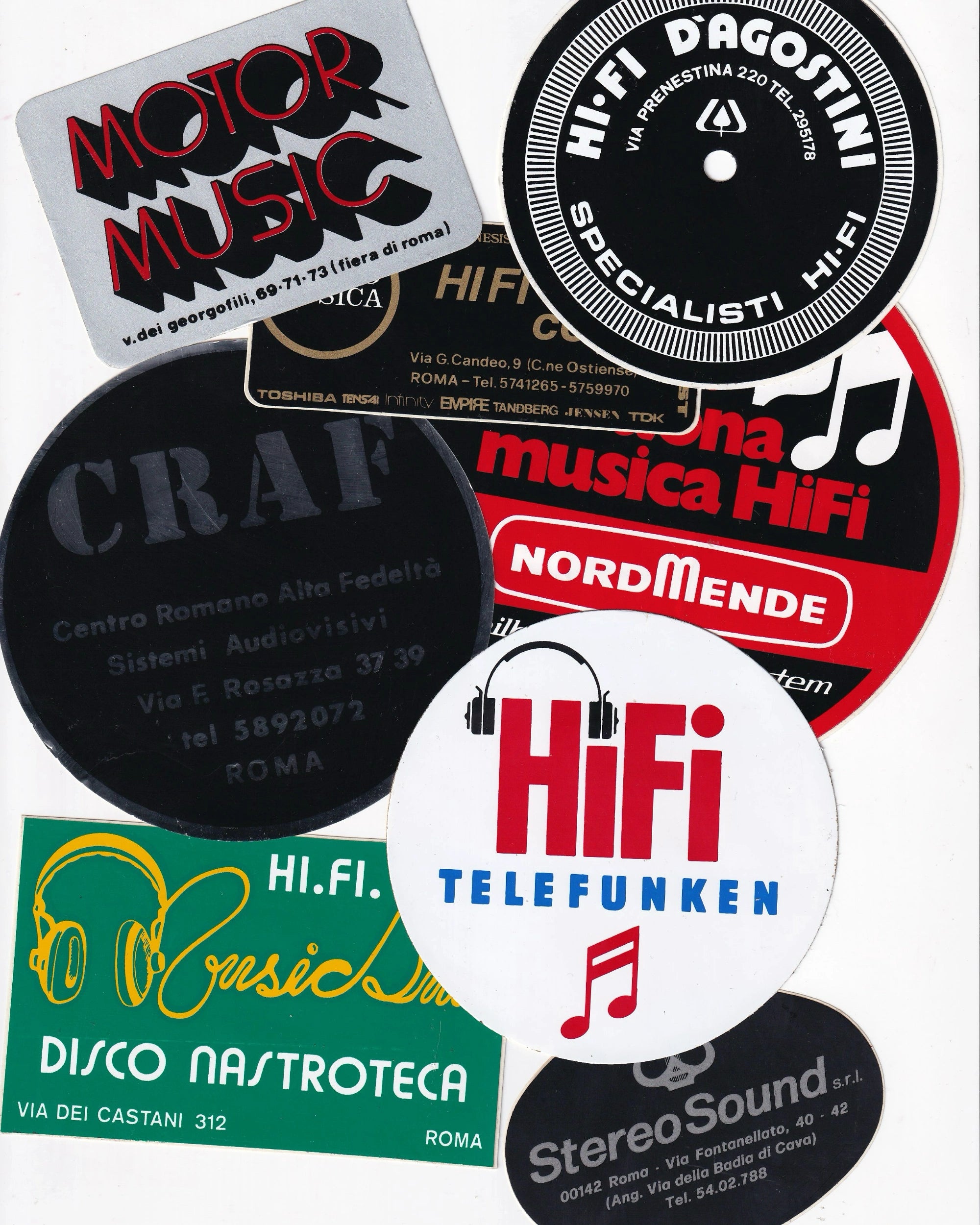 Sticker Set #1 - "Hi-Fi" Stickers Props!