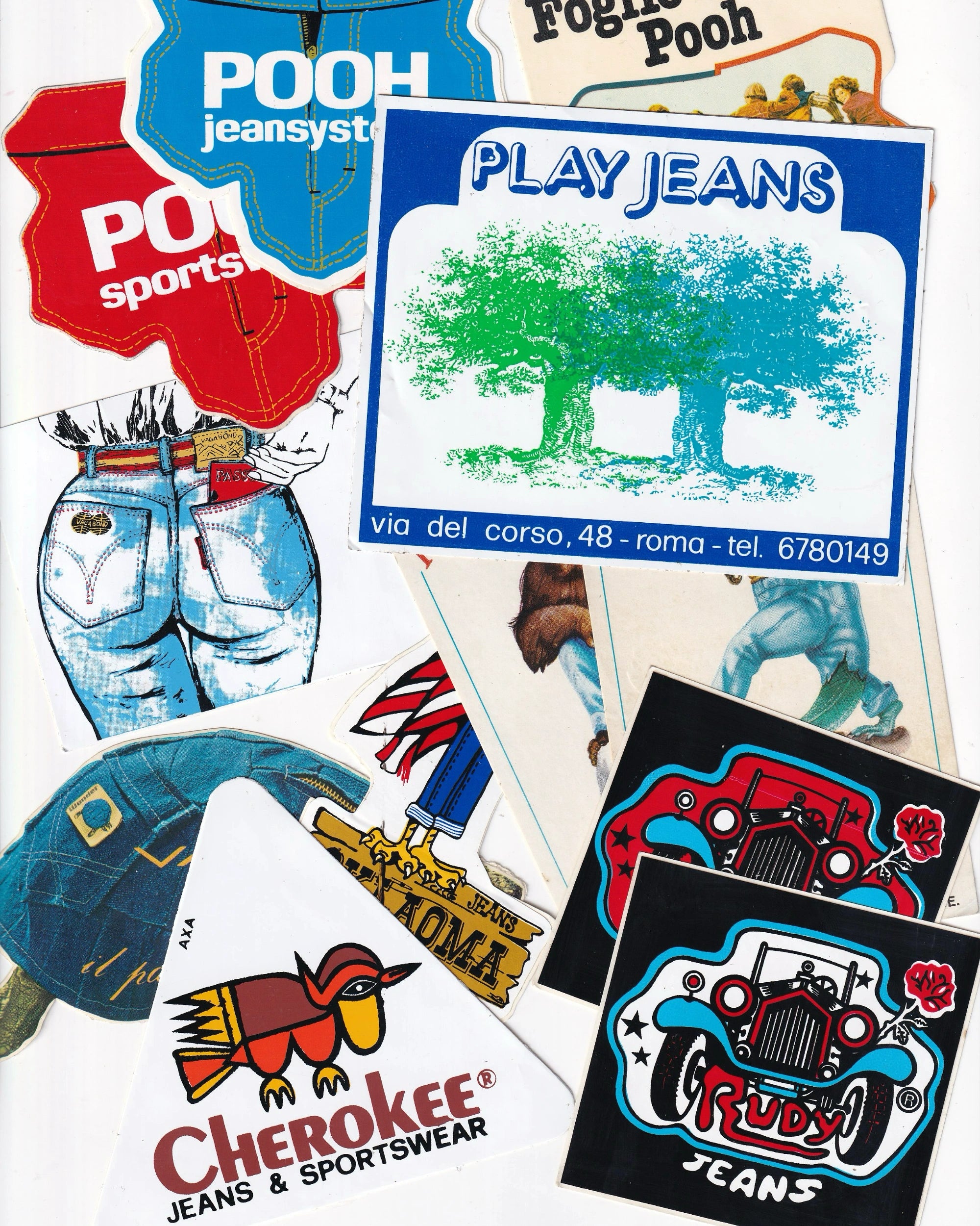 Sticker Set #10 - "Jeans" Stickers Props!