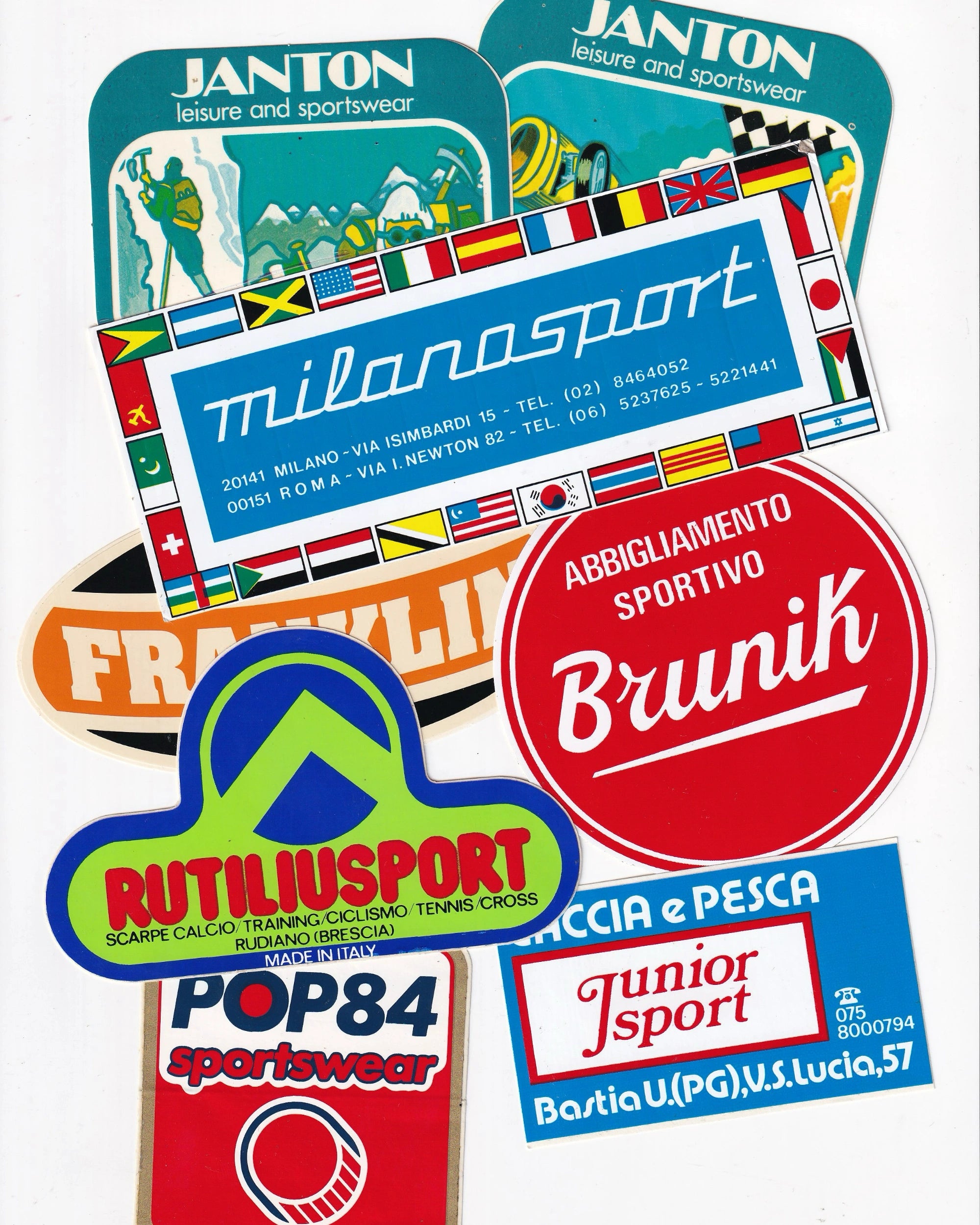 Sticker Set #14 - "Sportswear" Stickers Props!