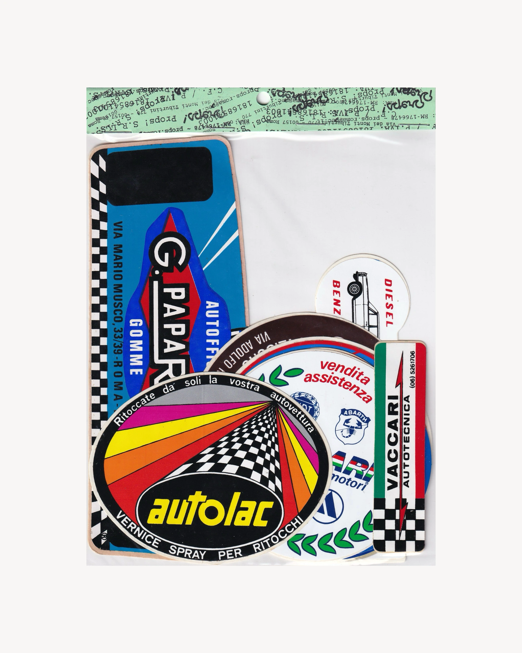 Sticker Set #15 - "Garage" Stickers Props!