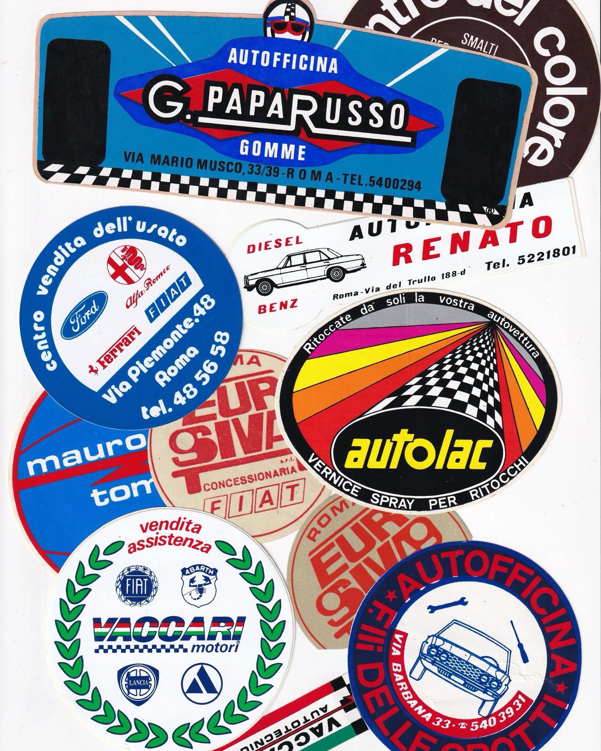 Sticker Set #15 - "Garage" Stickers Props!