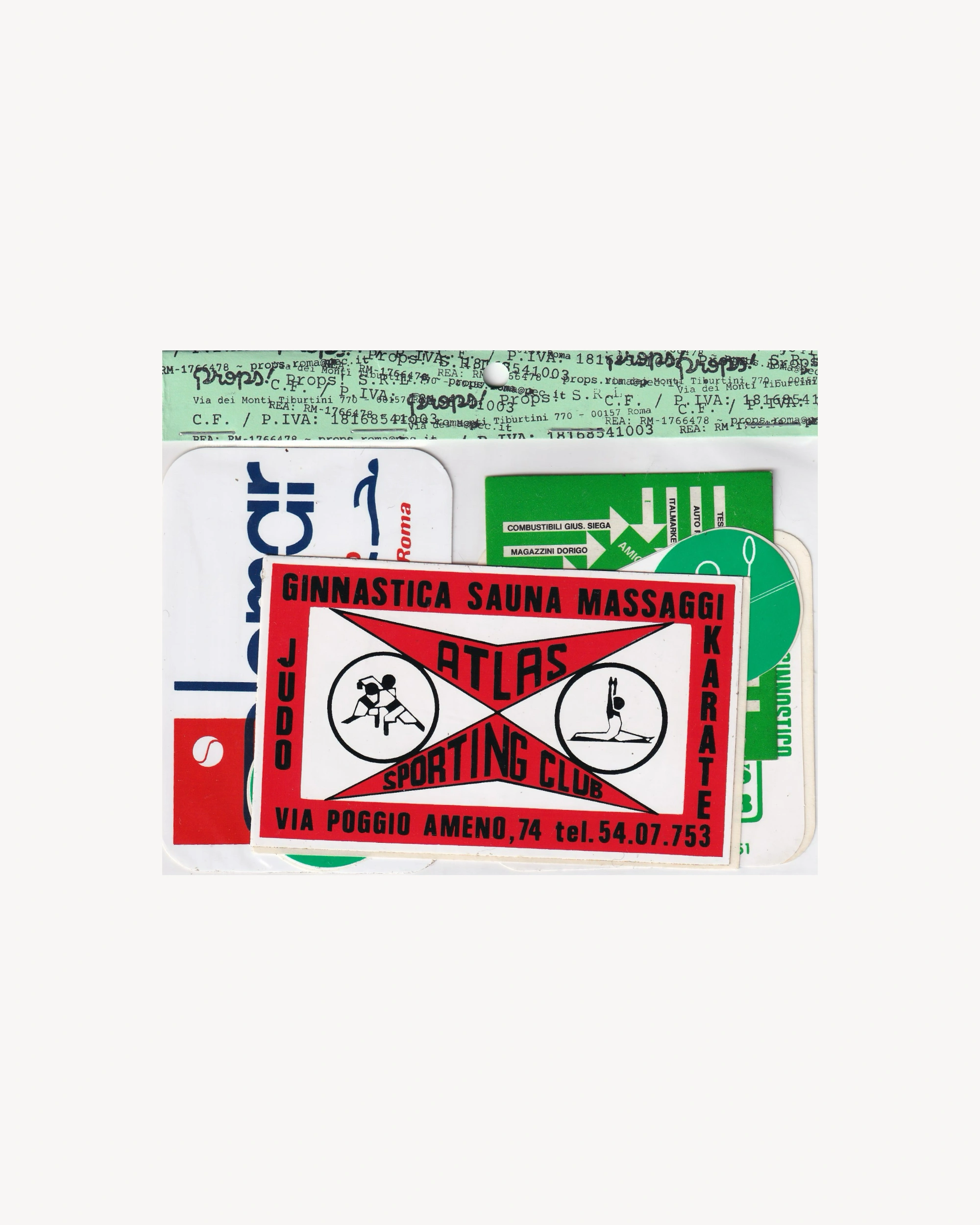 Sticker Set #19 - "Sporting Clubs" Stickers Props!