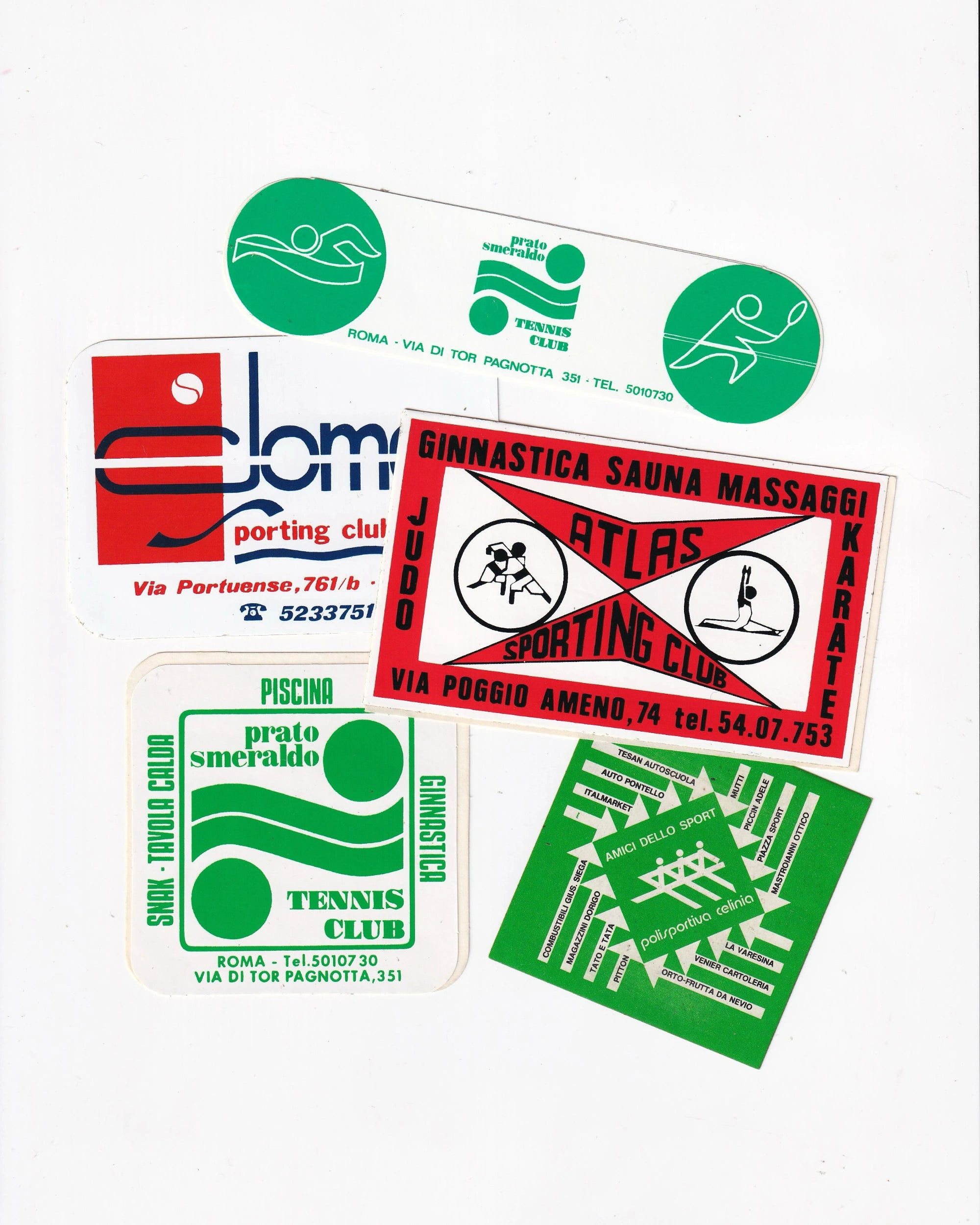 Sticker Set #19 - "Sporting Clubs" Stickers Props!