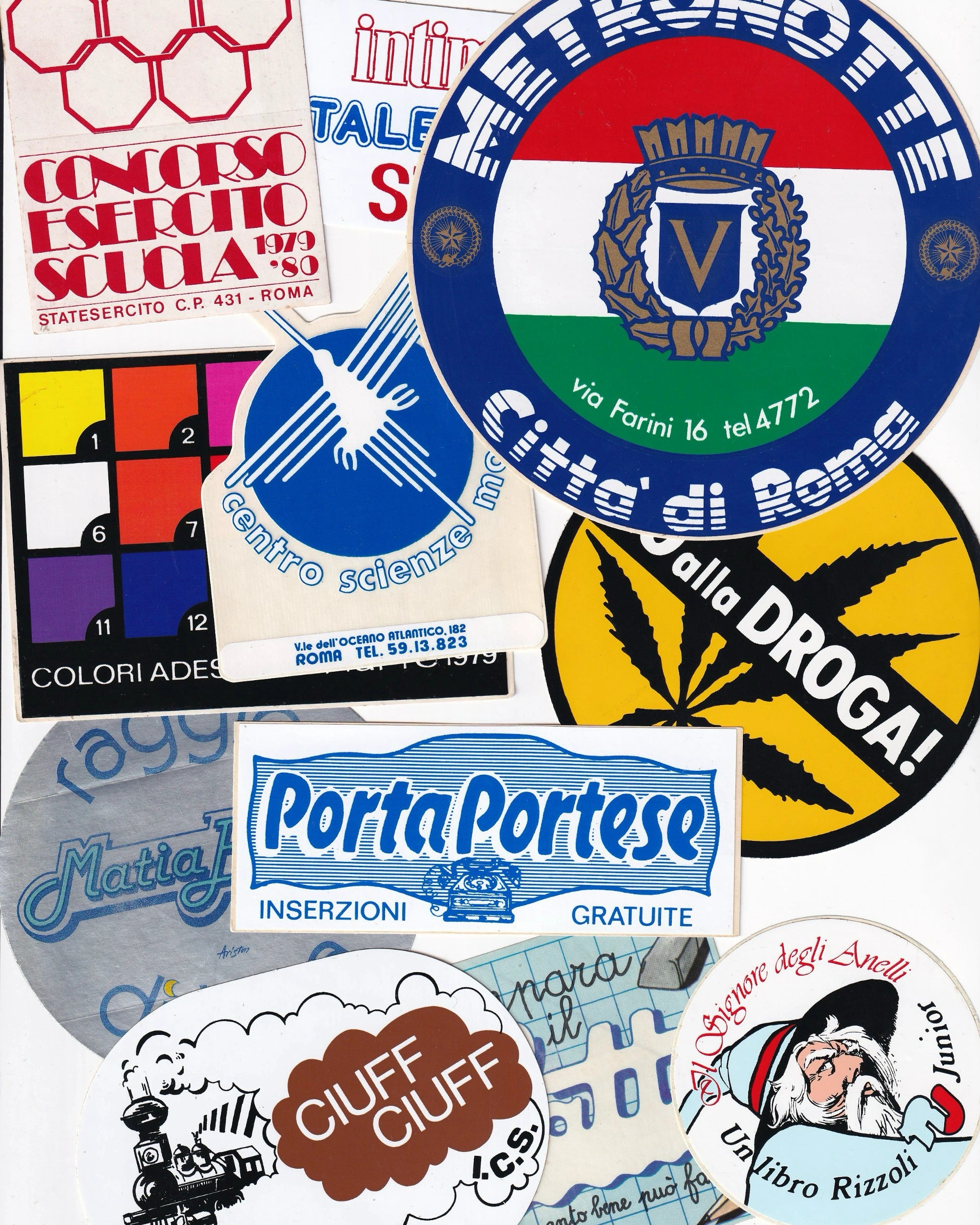 Sticker Set #25 - "Italian Mix" Stickers Props!