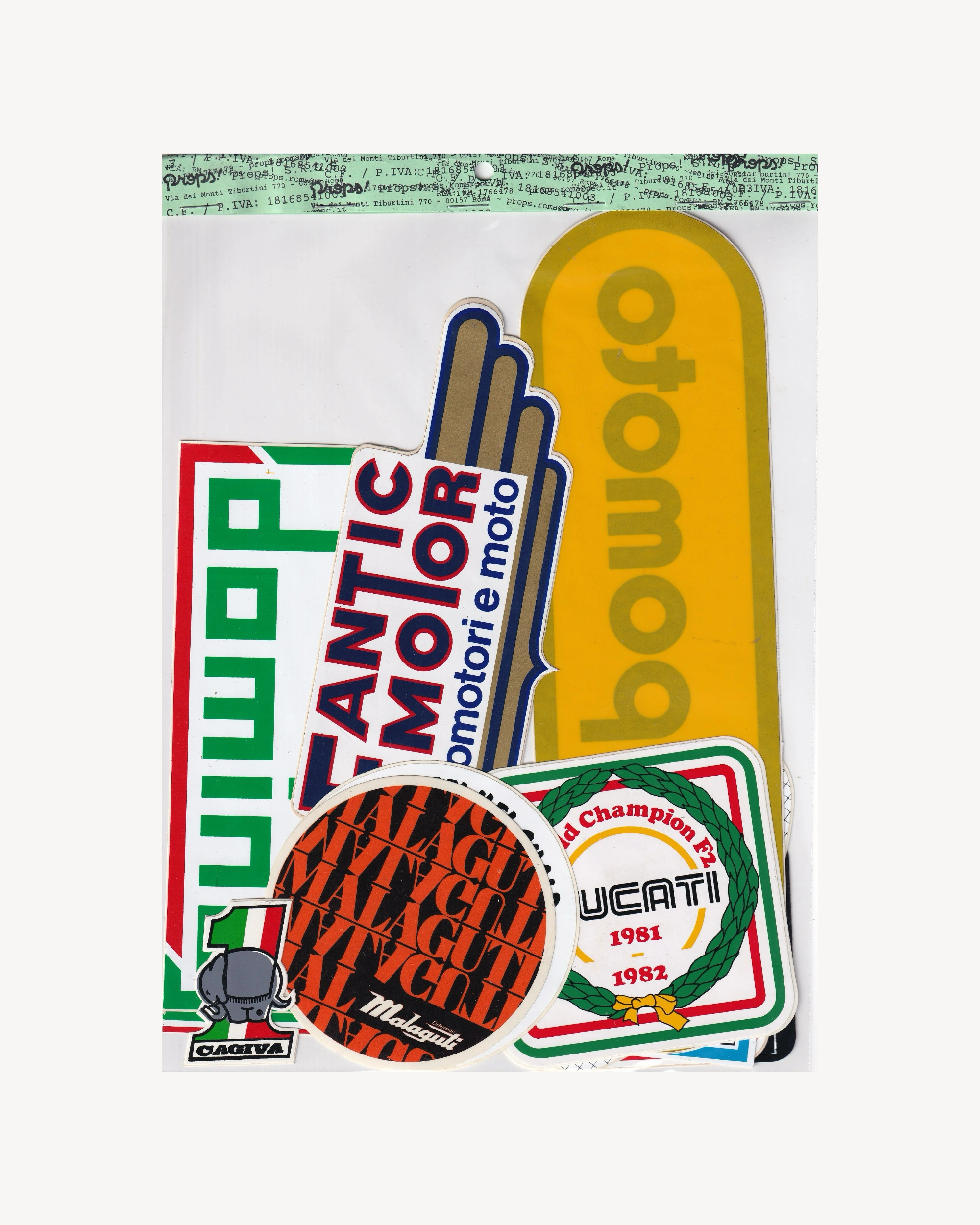 Sticker Set #4 - "Motorcycle" Stickers Props!