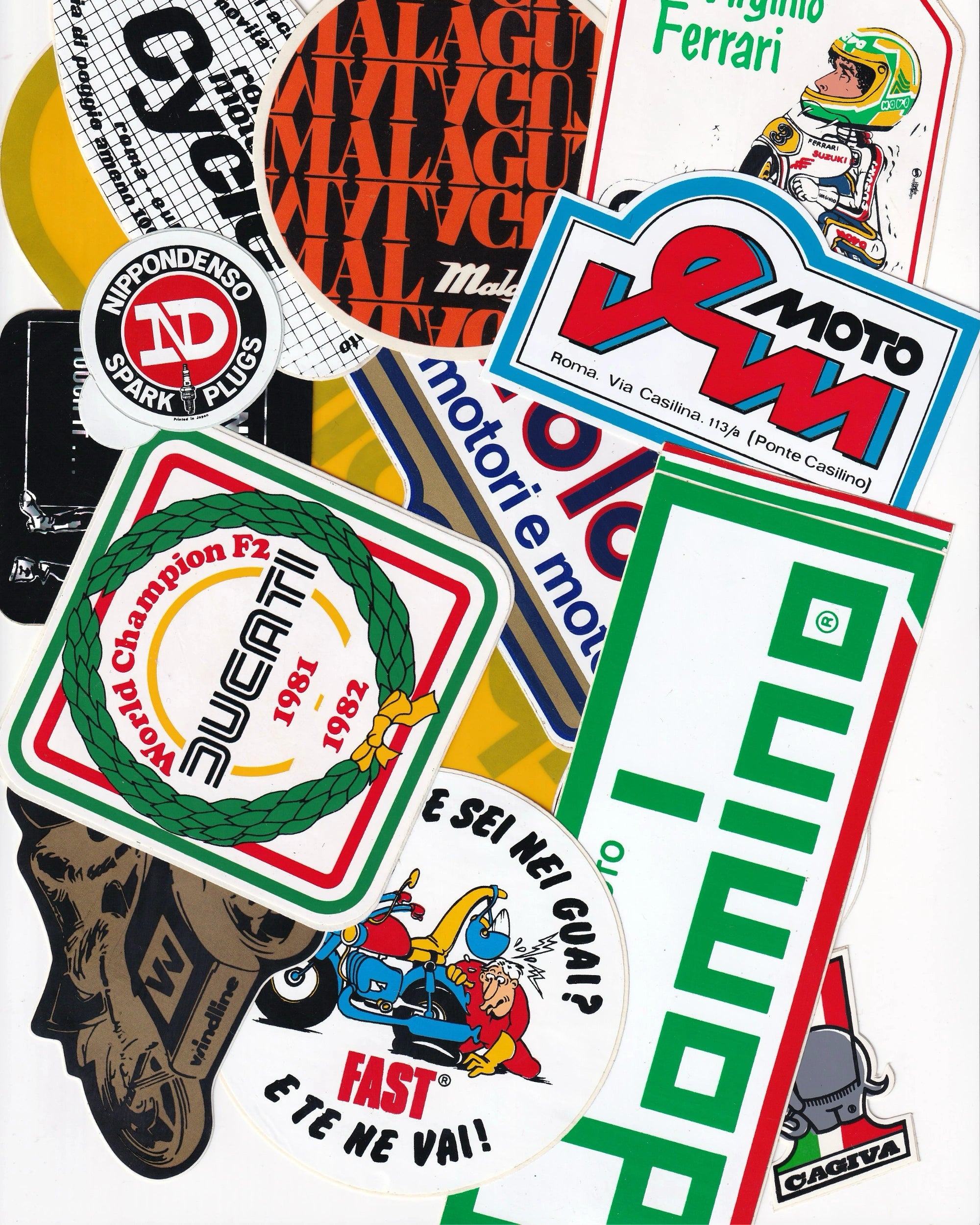 Sticker Set #4 - "Motorcycle" Stickers Props!