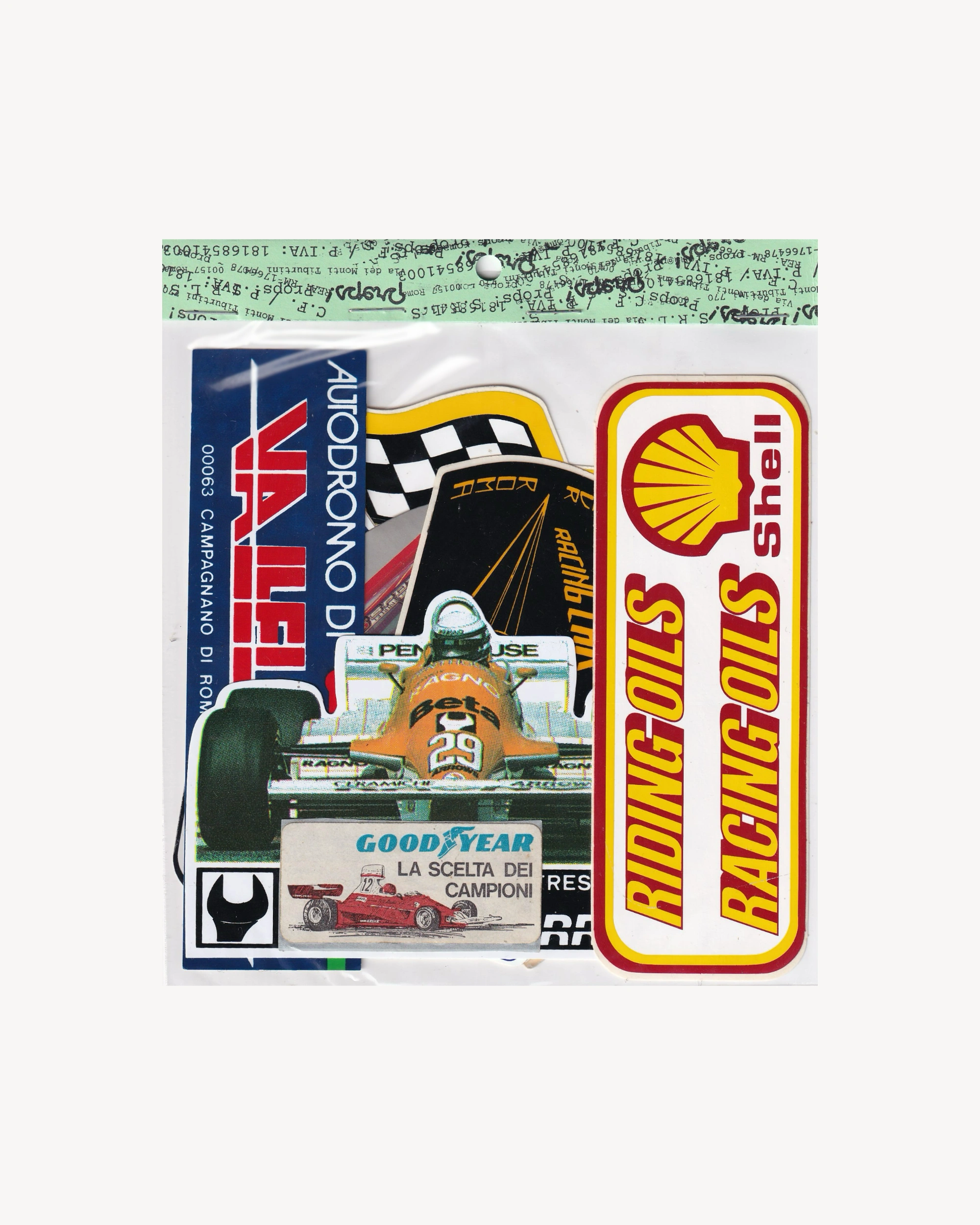 Sticker Set #5 - "Racing" Stickers Props!