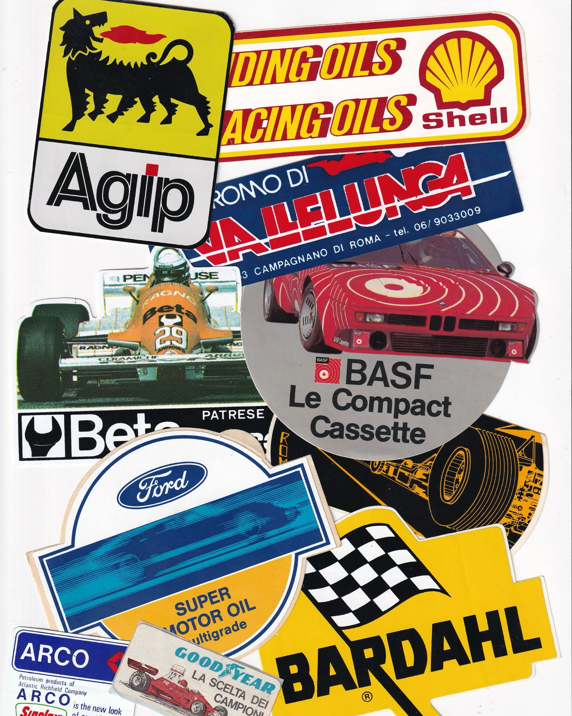 Sticker Set #5 - "Racing" Stickers Props!