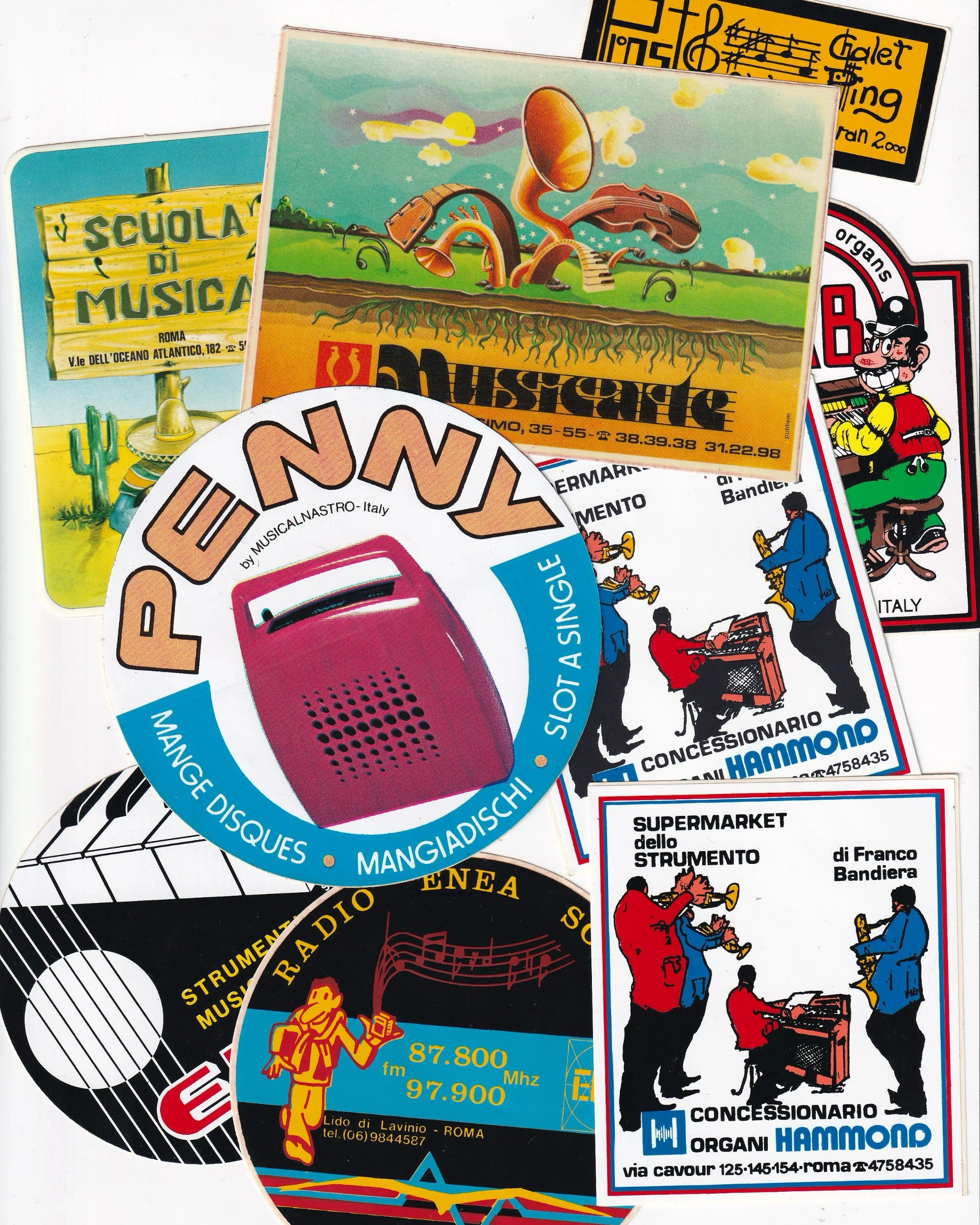 Sticker Set #7 - "Music" Stickers Props!