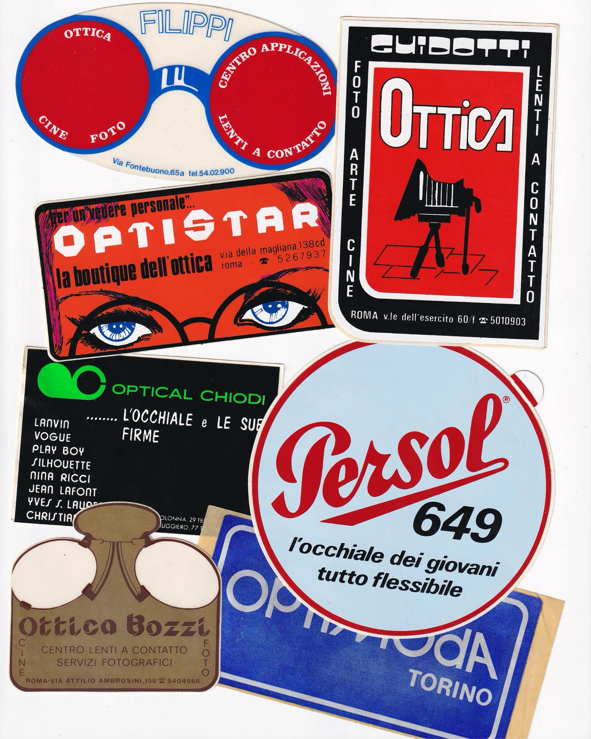 Sticker Set #9 - "Optics" Stickers Props!