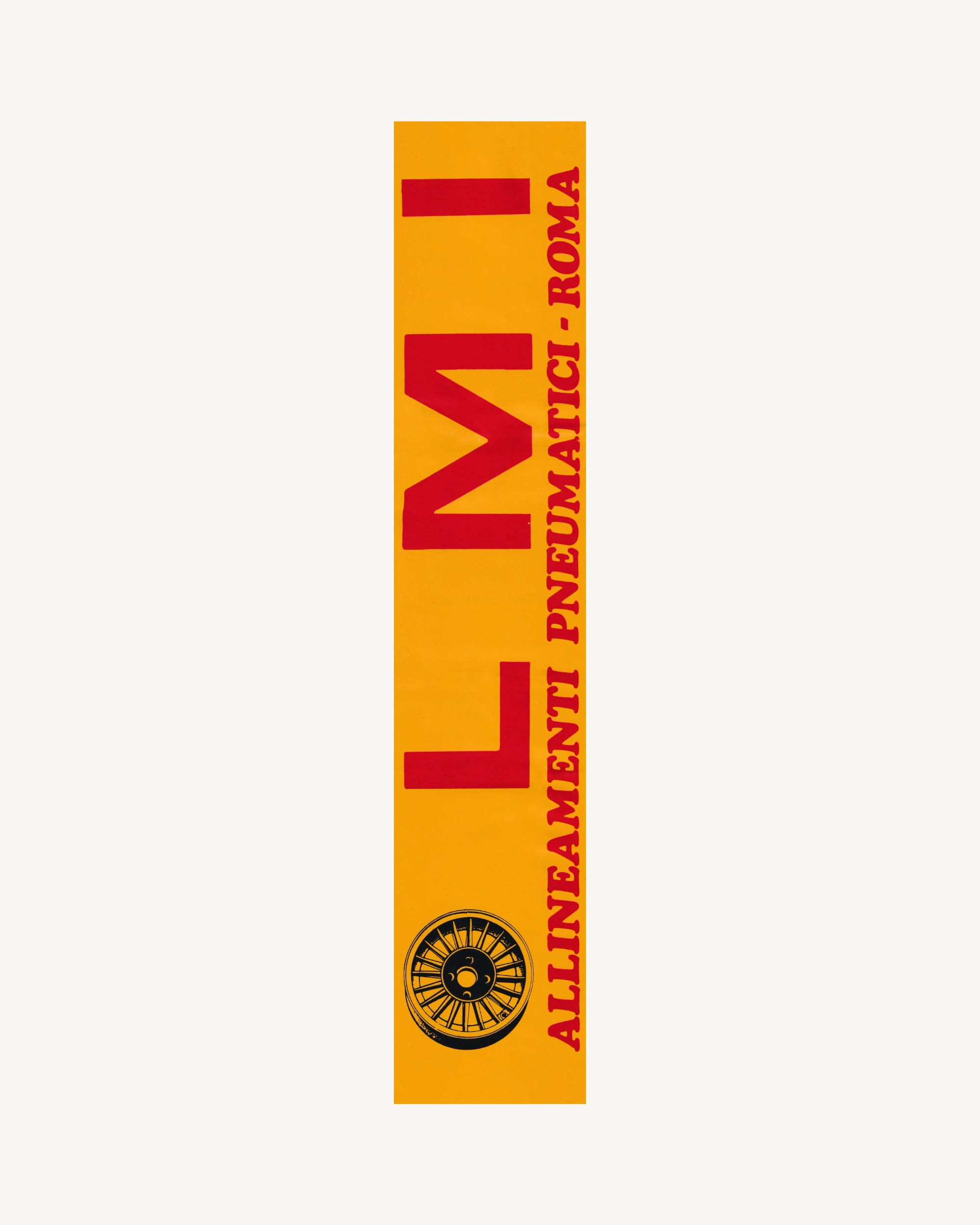 Sticker "LMI - Allineamenti Pneumatici Roma"