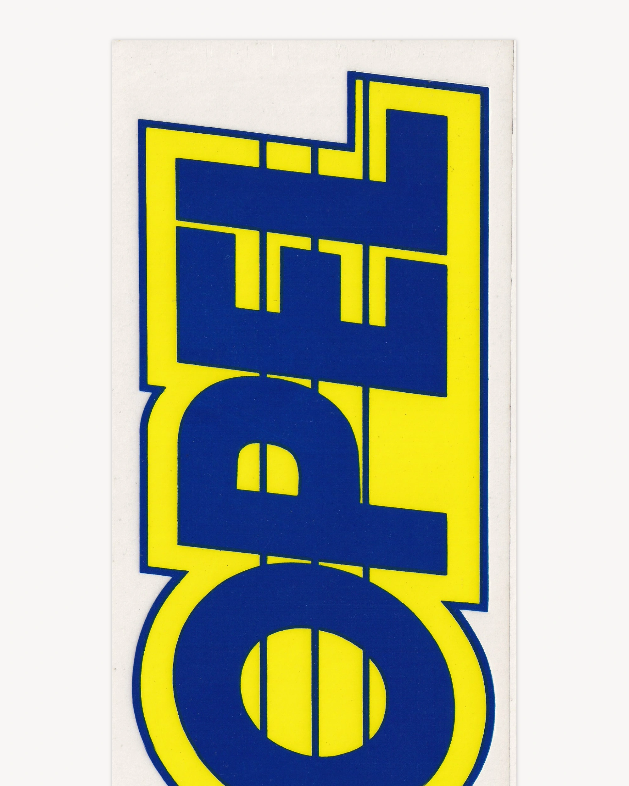 Sticker "Ricambi Originali Opel"