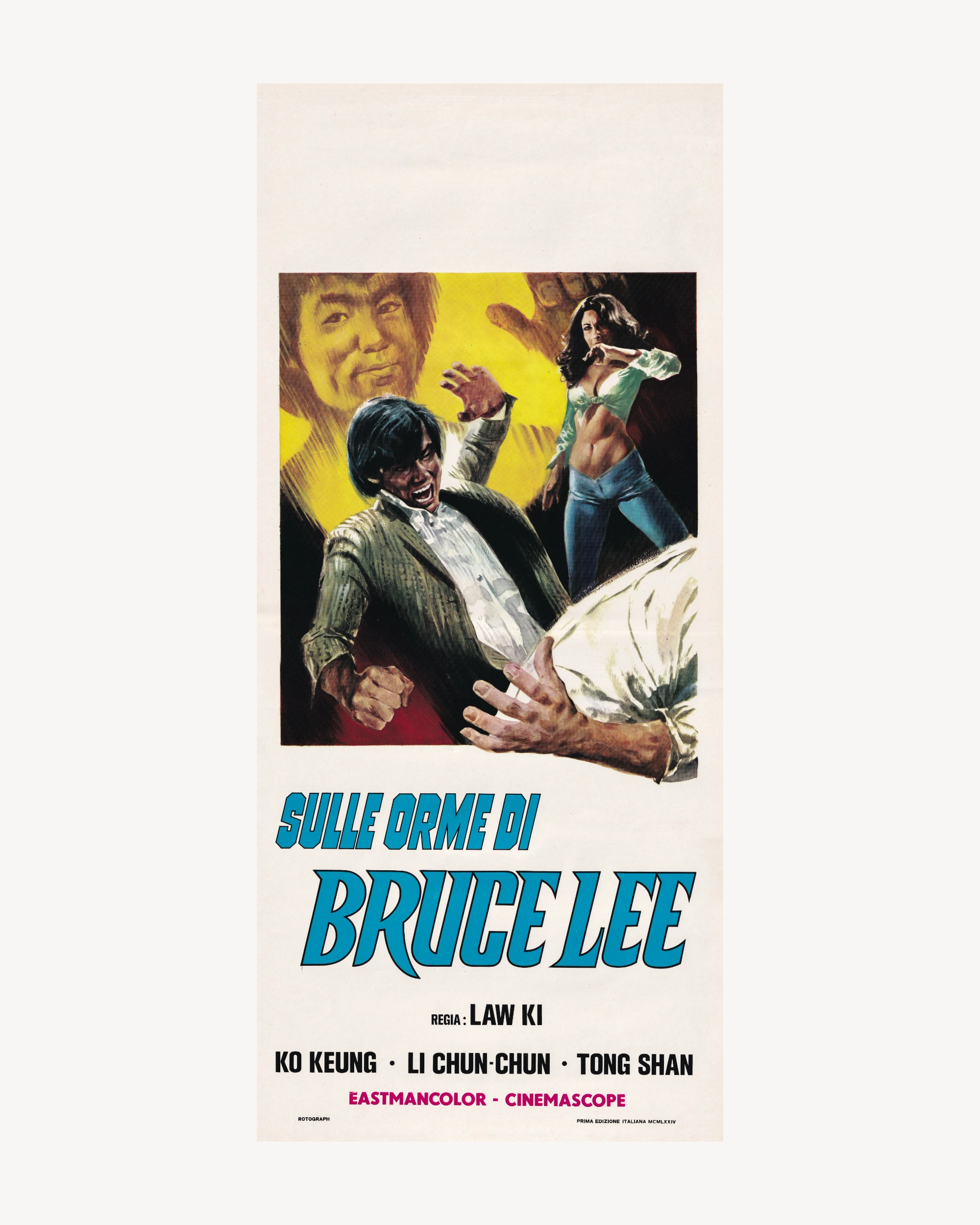 Sulle orme di Bruce Lee Cinema Posters Props!