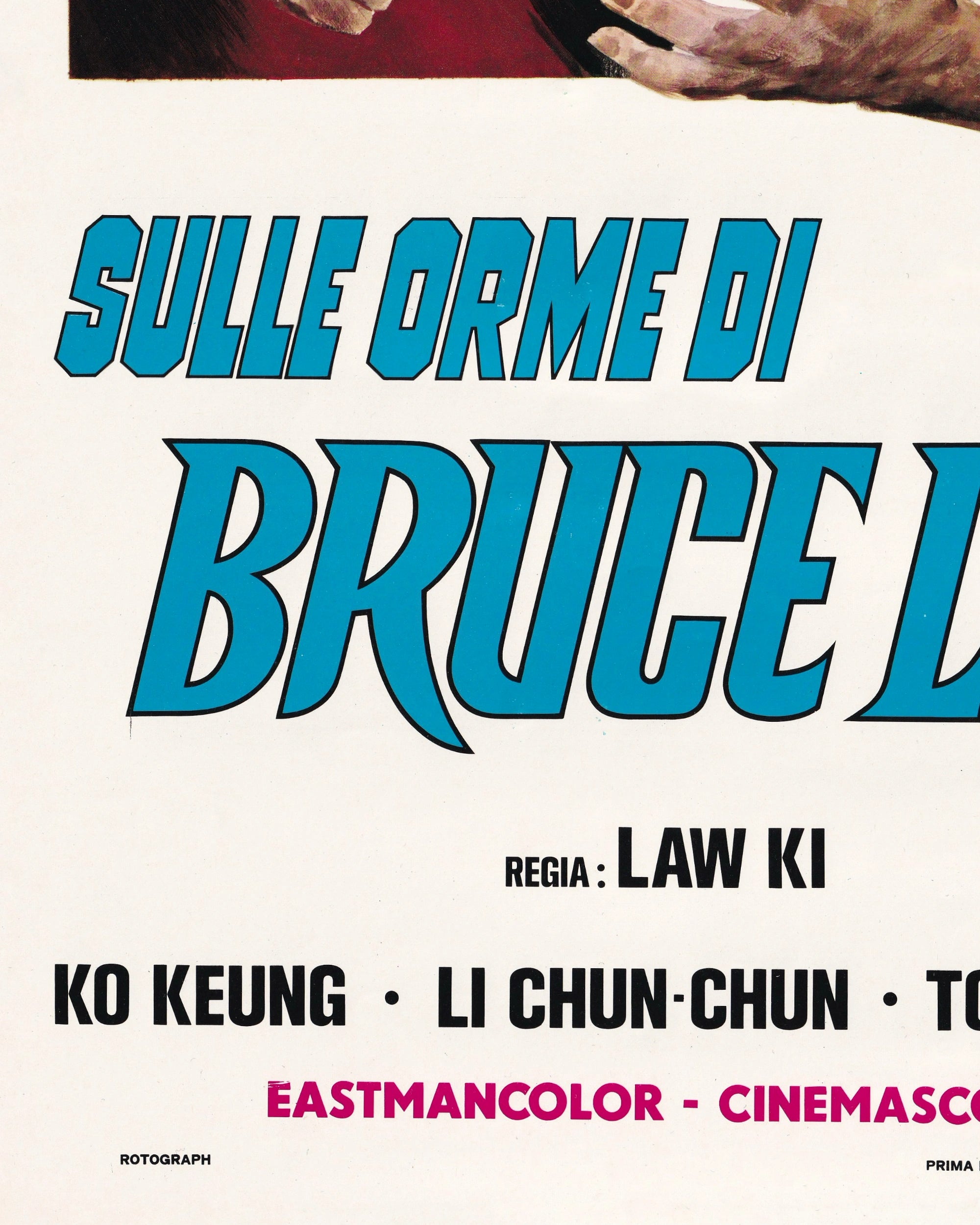 Sulle orme di Bruce Lee Cinema Posters Props!