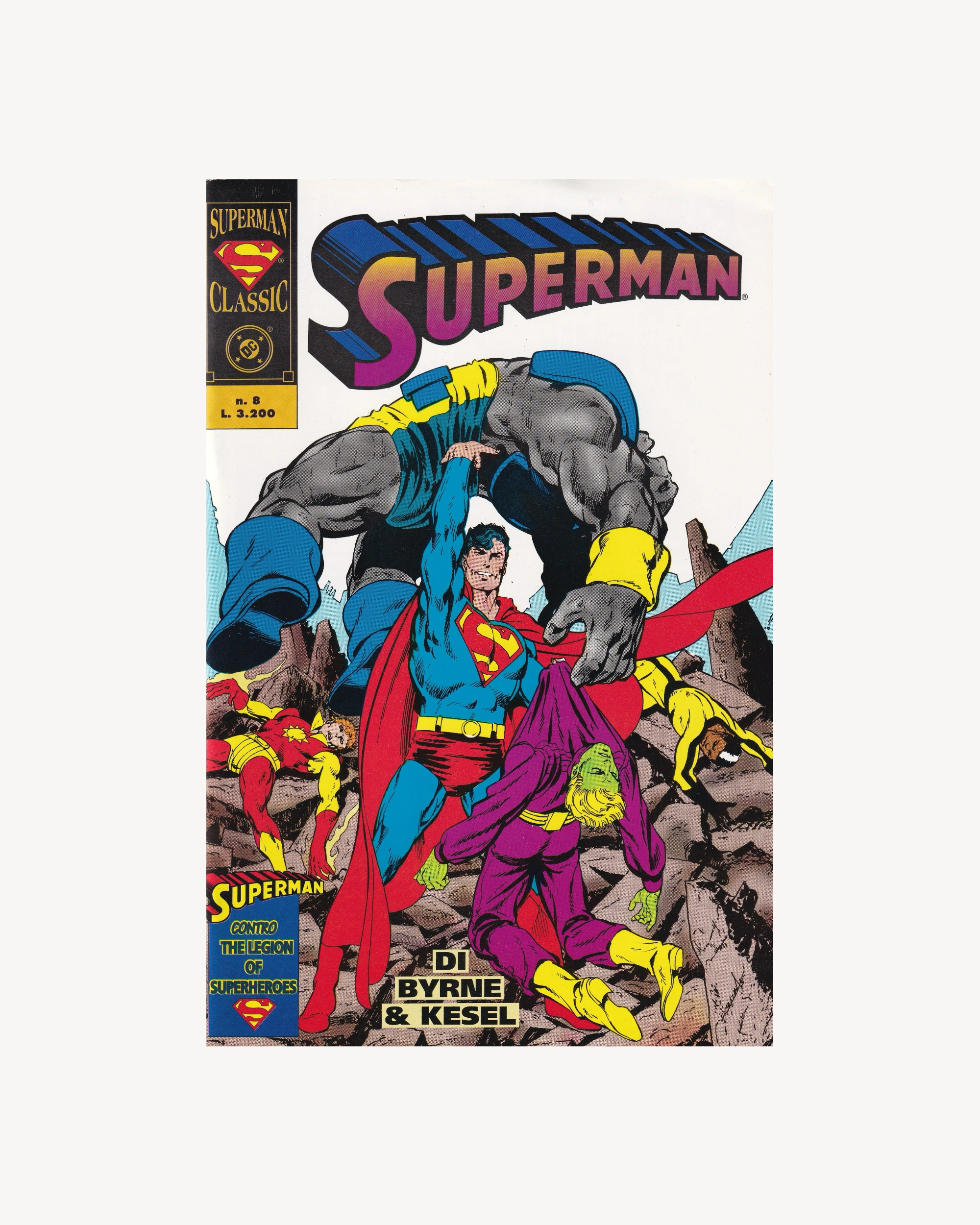 Superman Classic - Superman contro The Legion of Superheroes n.8 Comics DC