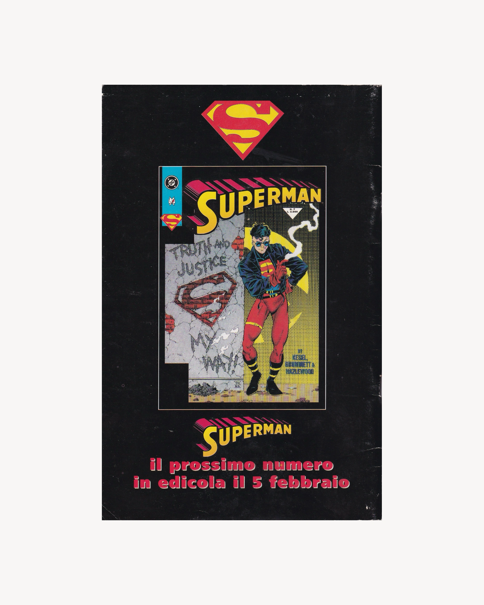 Superman DC - Rinato! parte 1 n.6 1994 Comics Play Press