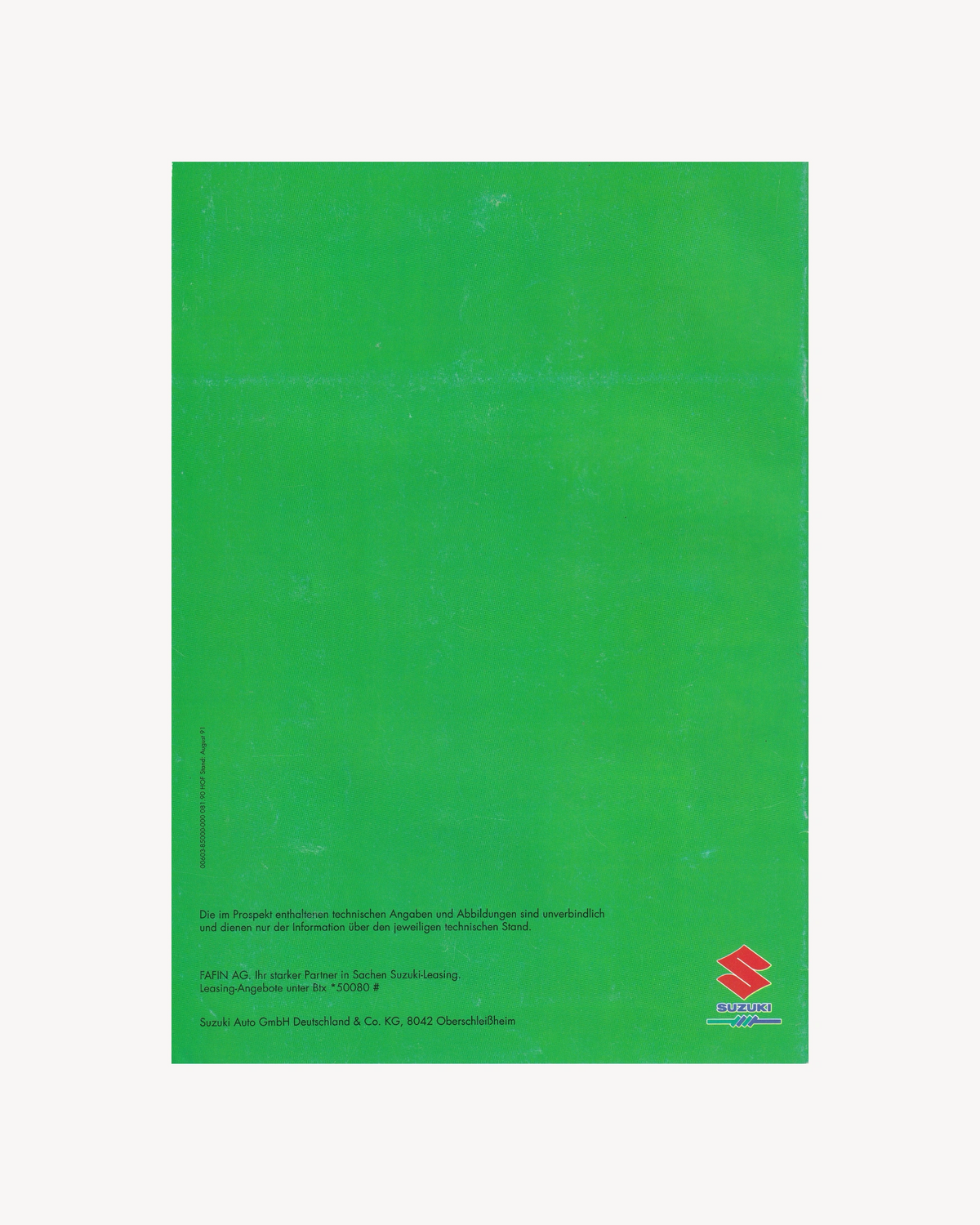 Suzuki Modell-Programm Catalogue Catalogues Suzuki