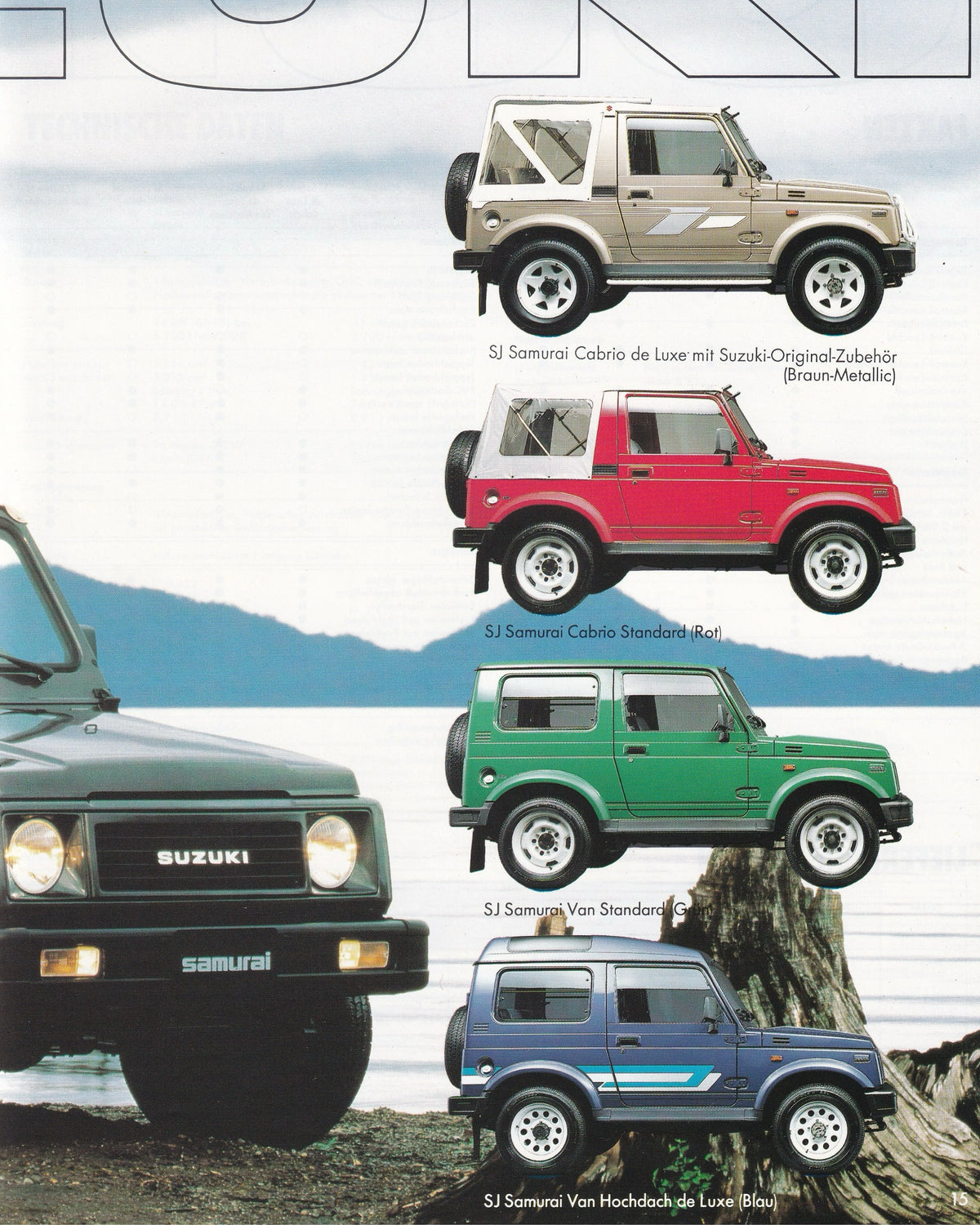 Suzuki SJ Samurai Catalogue Catalogues Suzuki