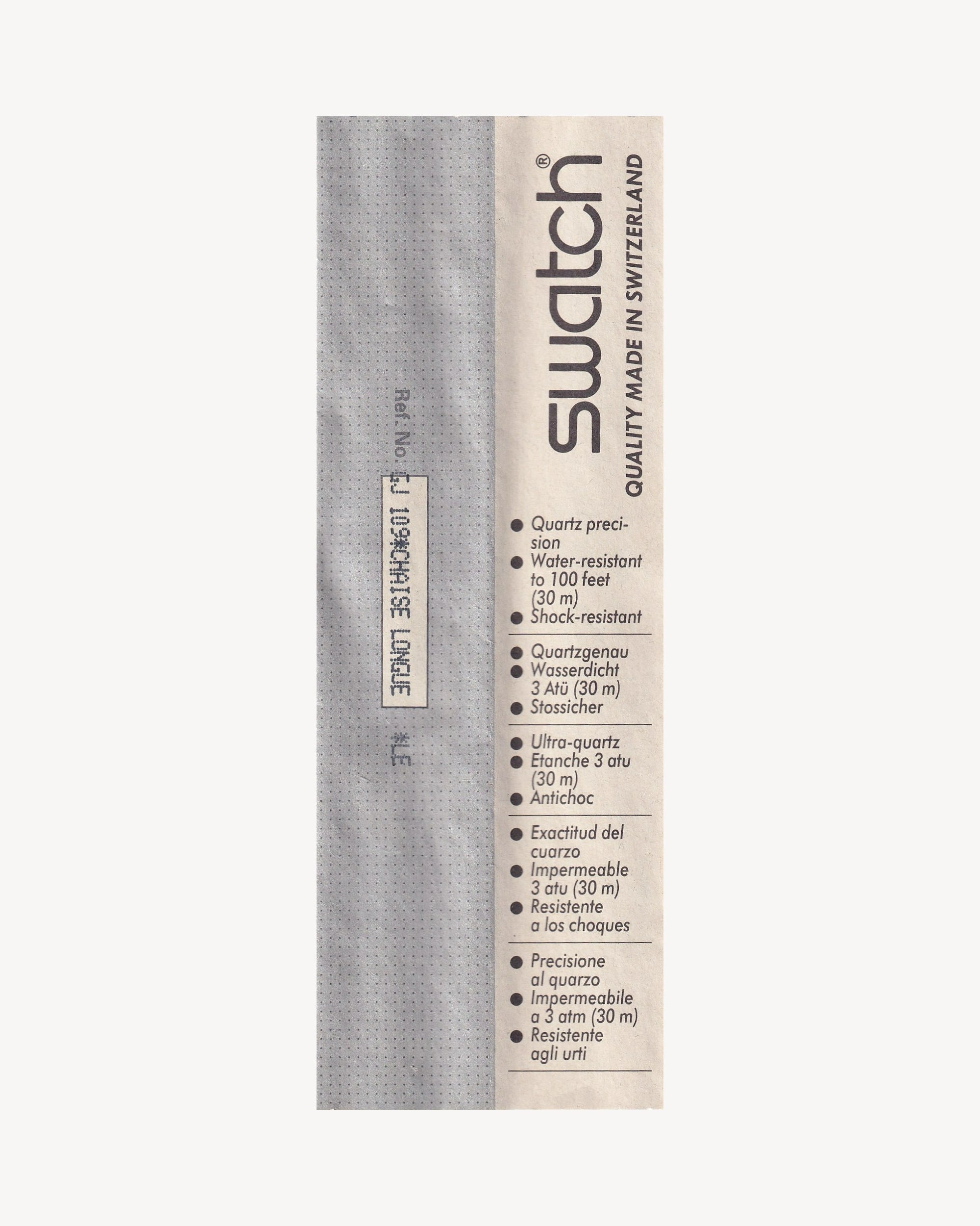 Swatch “Chaise Longue” GJ109 - 1993 Watches Swatch