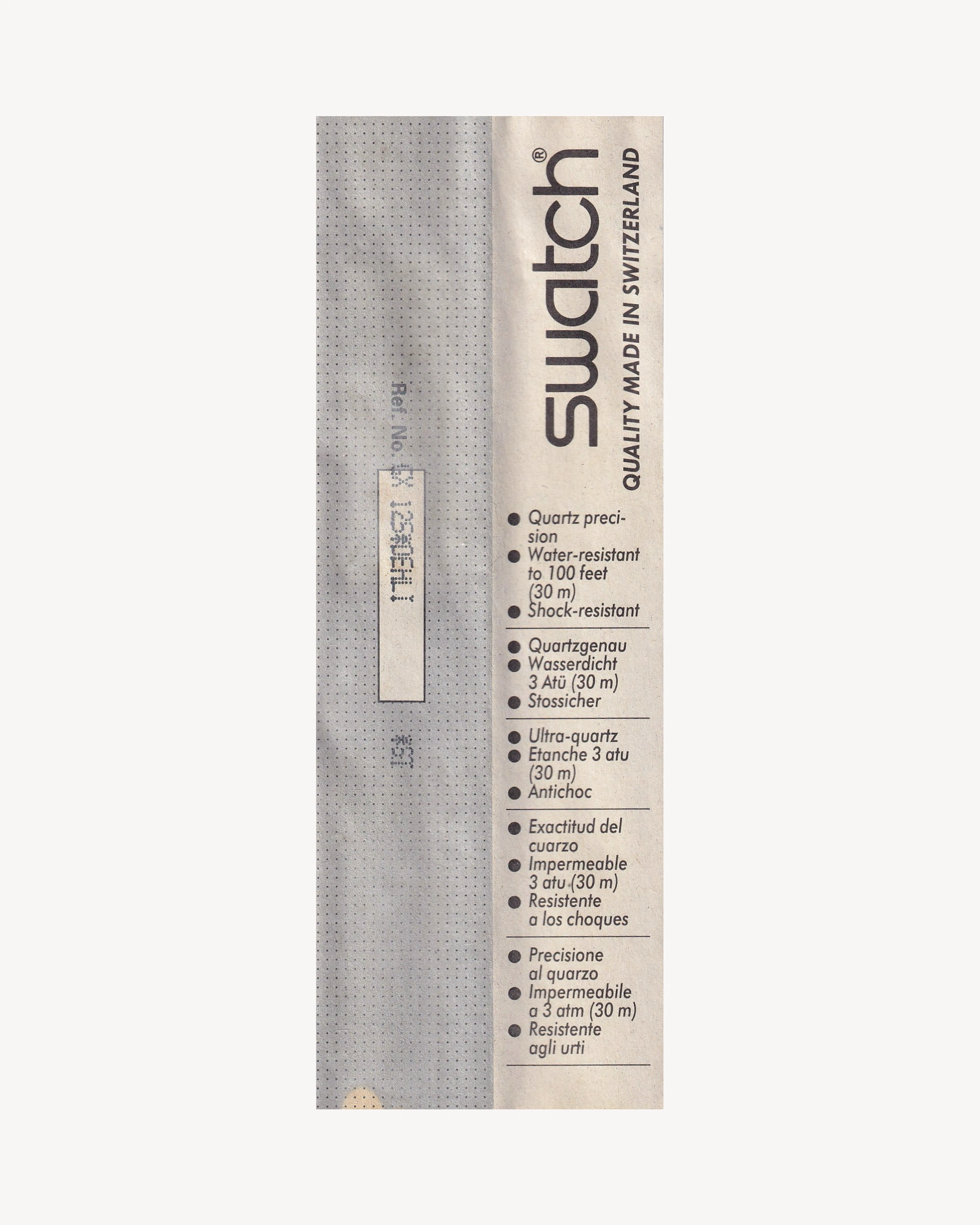 Swatch “Delhi” GX125 - 1993 Watches Swatch