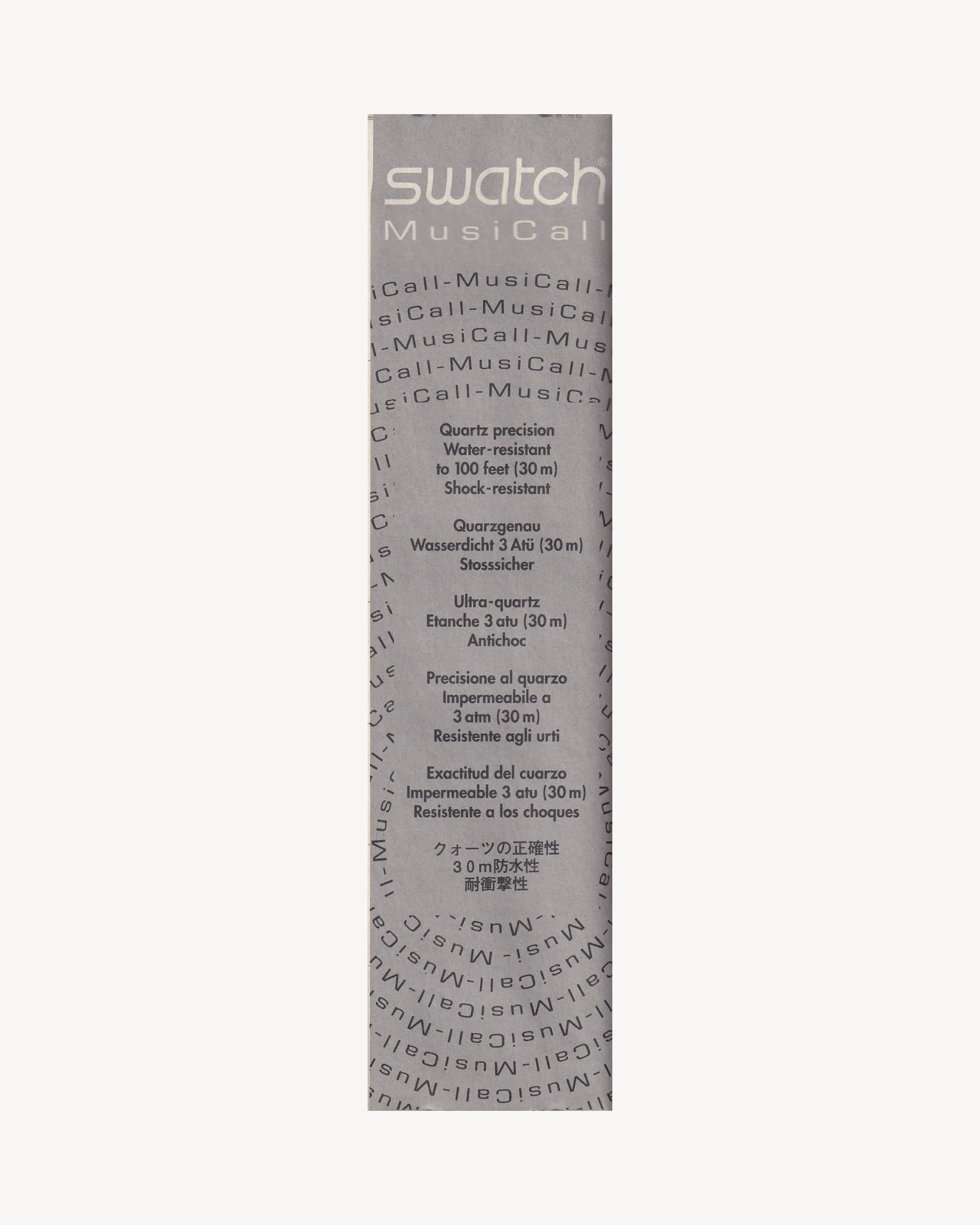 Swatch “Musicall Spartito” SLM101 - 1993 Watches Swatch