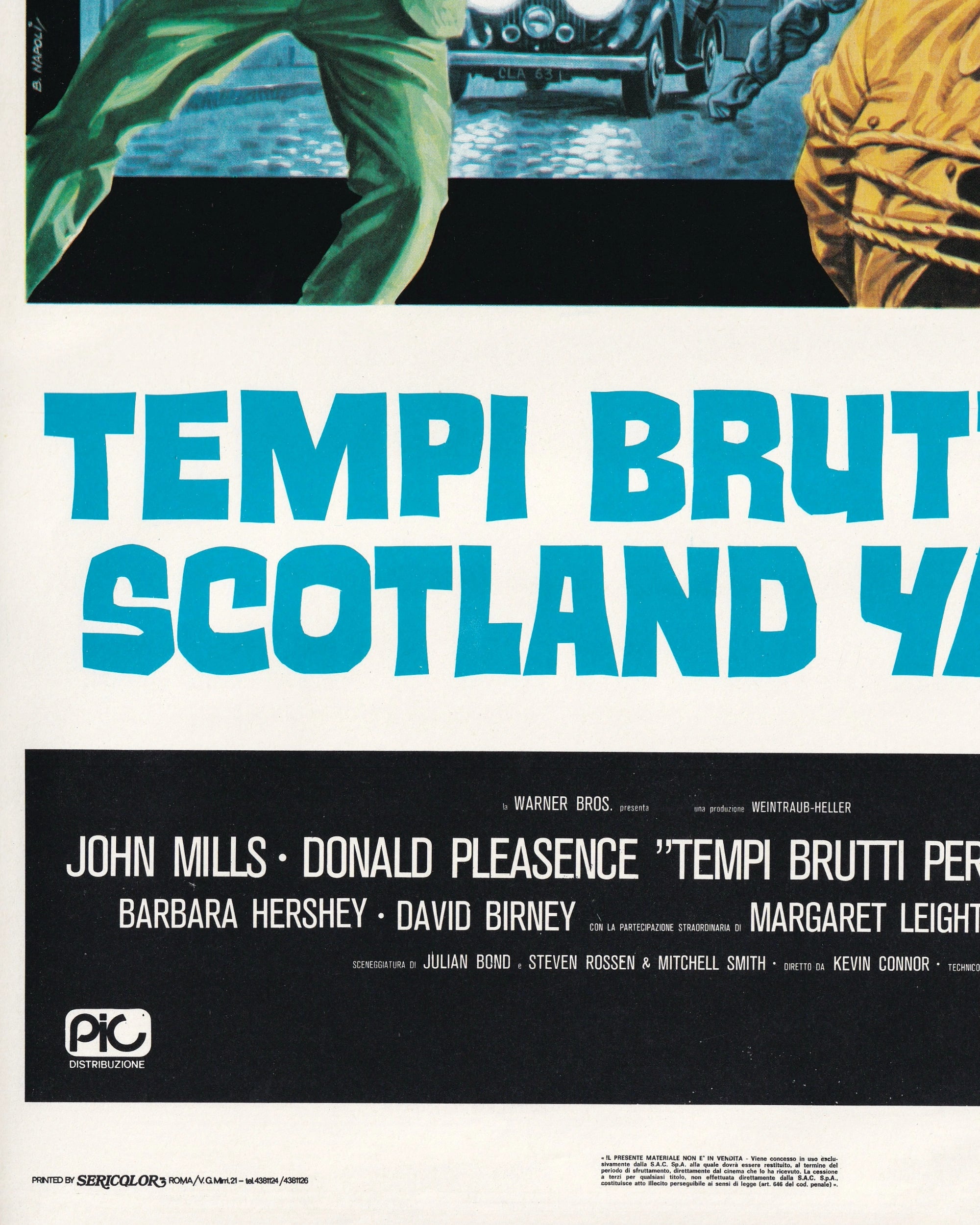 Tempi brutti per Scotland Yard Cinema Posters Props!