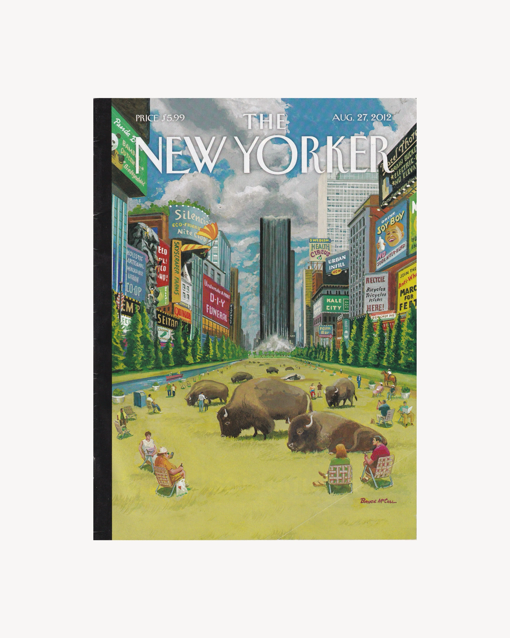 The New Yorker "A Greener, Greater New York" 27 Aug. 2012 Mags & Zines The New Yorker