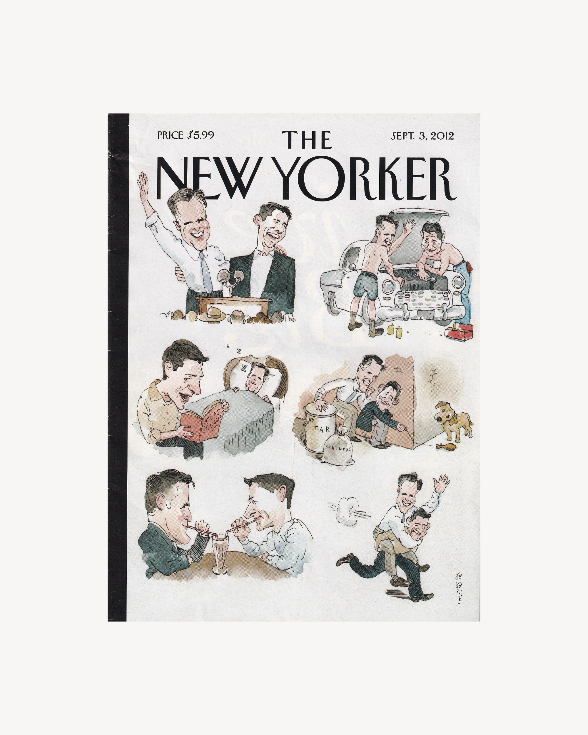 The New Yorker "Bromance" 3 Sept. 2012 Mags & Zines The New Yorker
