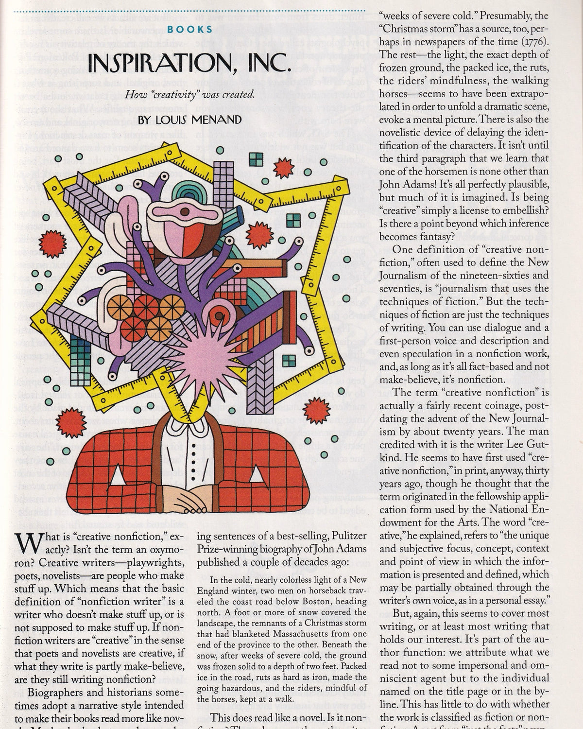 The New Yorker "Drawing Hands with A.I. (After M.C. Escher" 24 Apr. & 1 May 2023 Mags & Zines The New Yorker