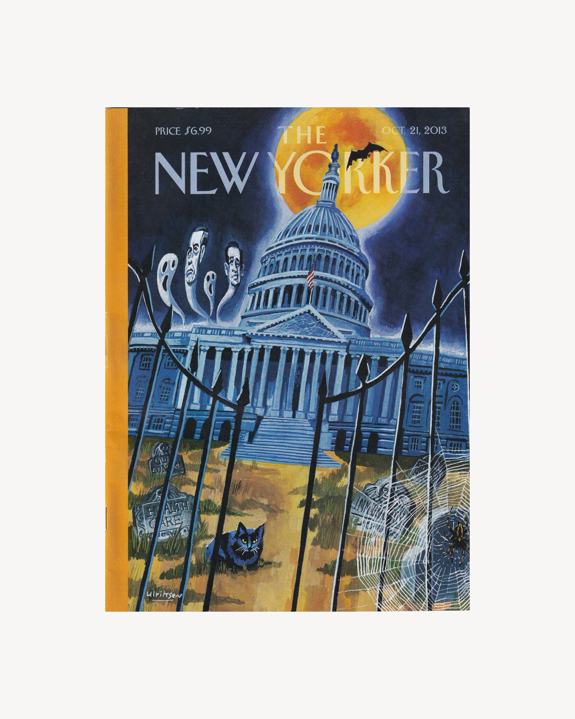 The New Yorker "Haunted House" 21 Oct. 2013 Mags & Zines The New Yorker