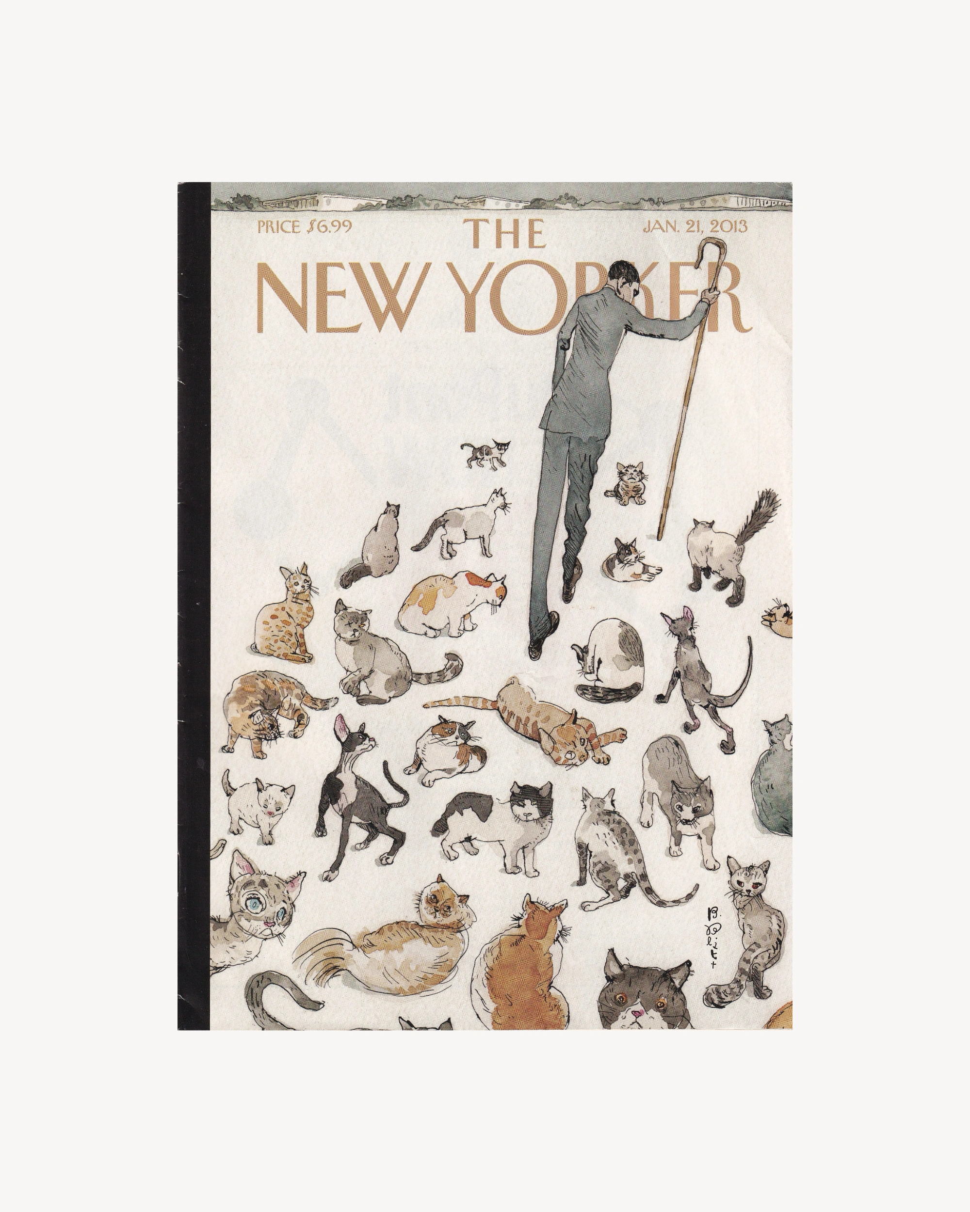 The New Yorker "Herding Cats" 21 Jan. 2013 Mags & Zines The New Yorker