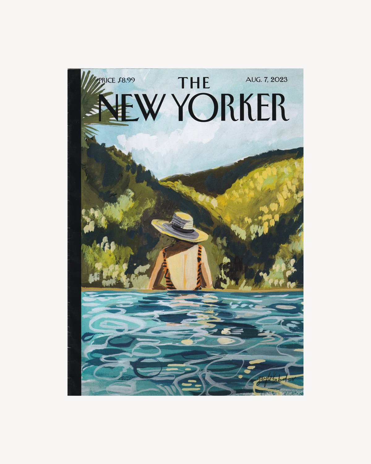 The New Yorker "In the Swim of Things" 7 Aug. 2023 Mags & Zines The New Yorker