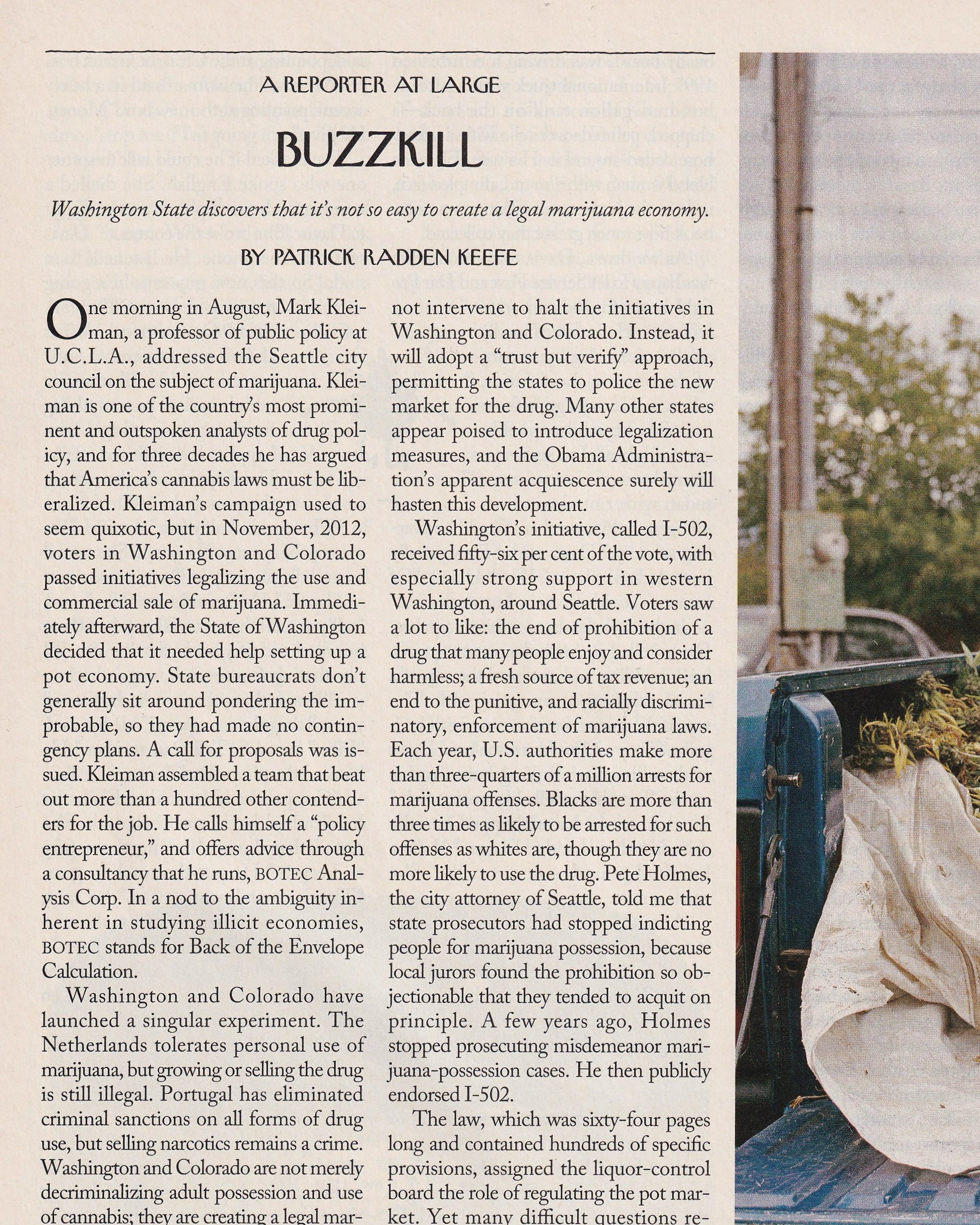 The New Yorker "Last Straw" 18 Nov. 2013 Mags & Zines The New Yorker
