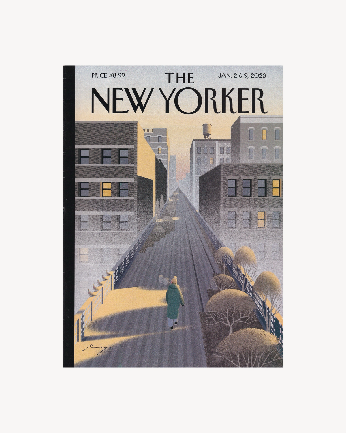 The New Yorker "New Tracks" 2&9 Jan. 2023 Mags & Zines The New Yorker