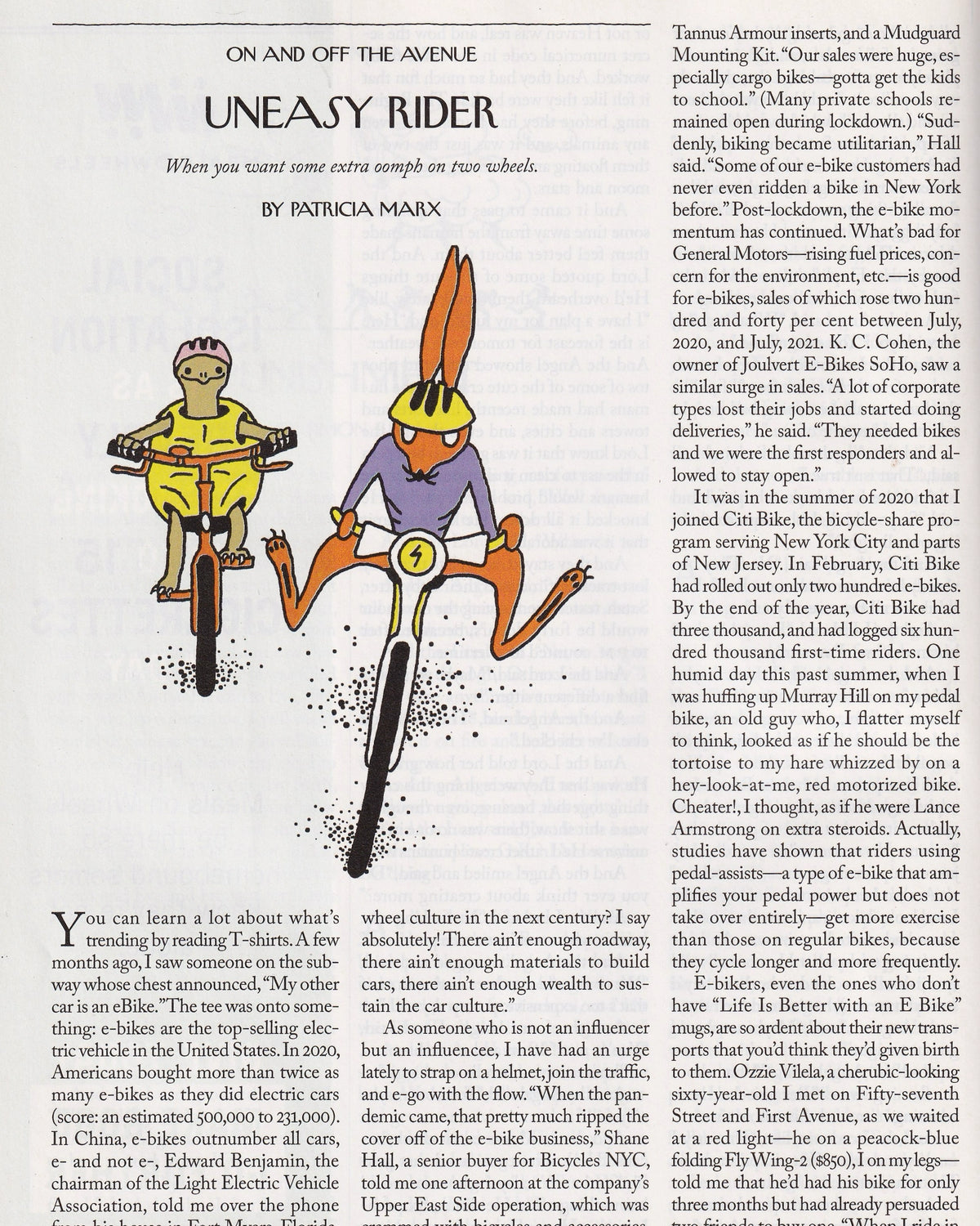 The New Yorker "New Tracks" 2&9 Jan. 2023 Mags & Zines The New Yorker